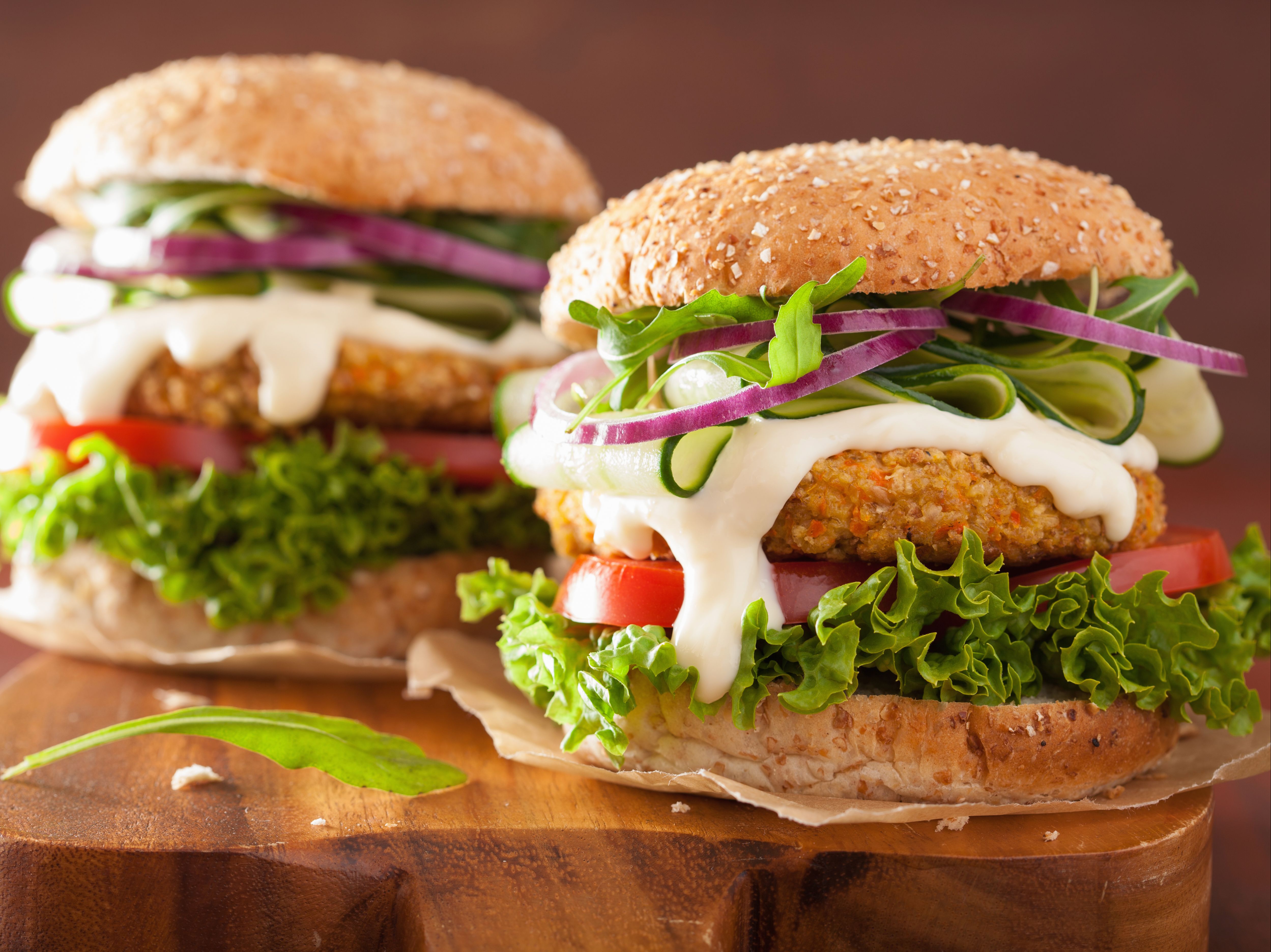 Veggie Burger Combo.