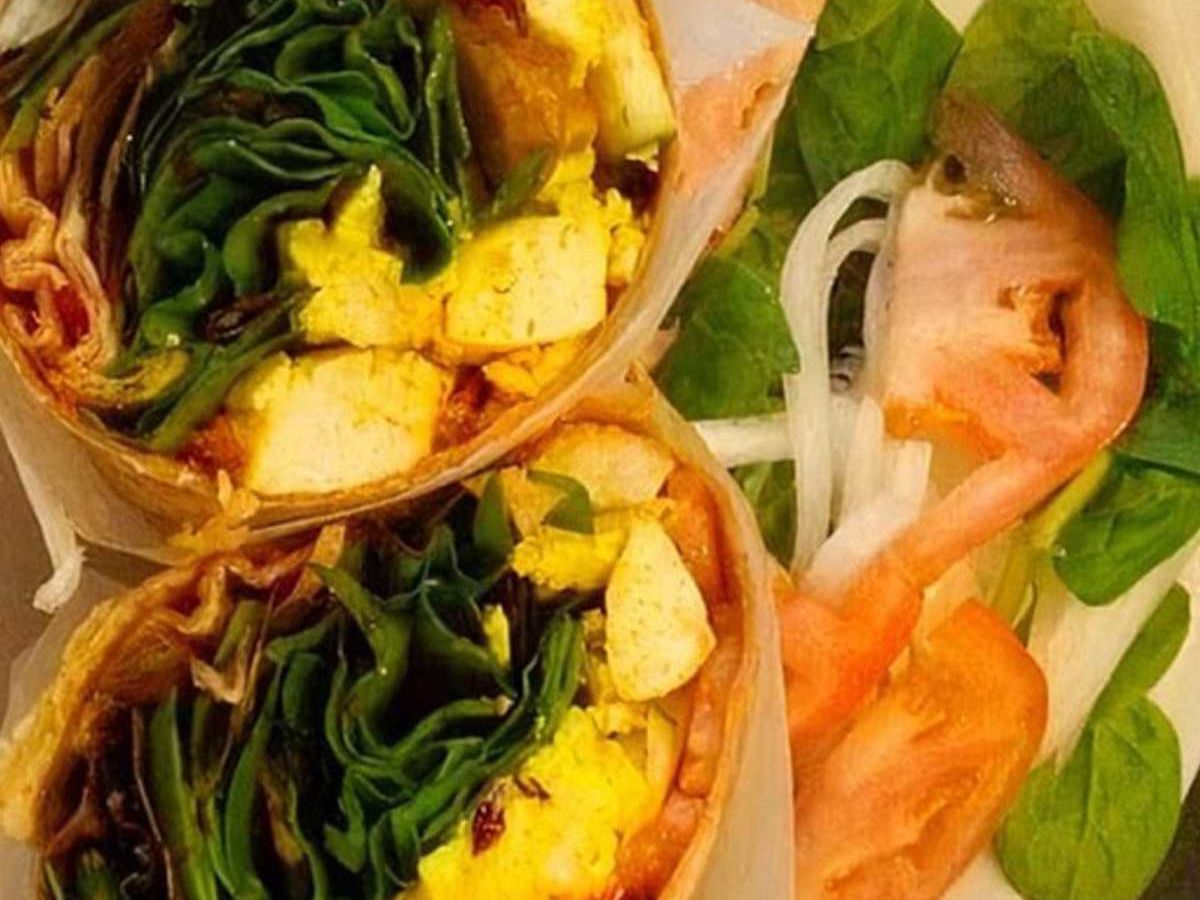 33. Grilled Tofu Fusion Wrap.