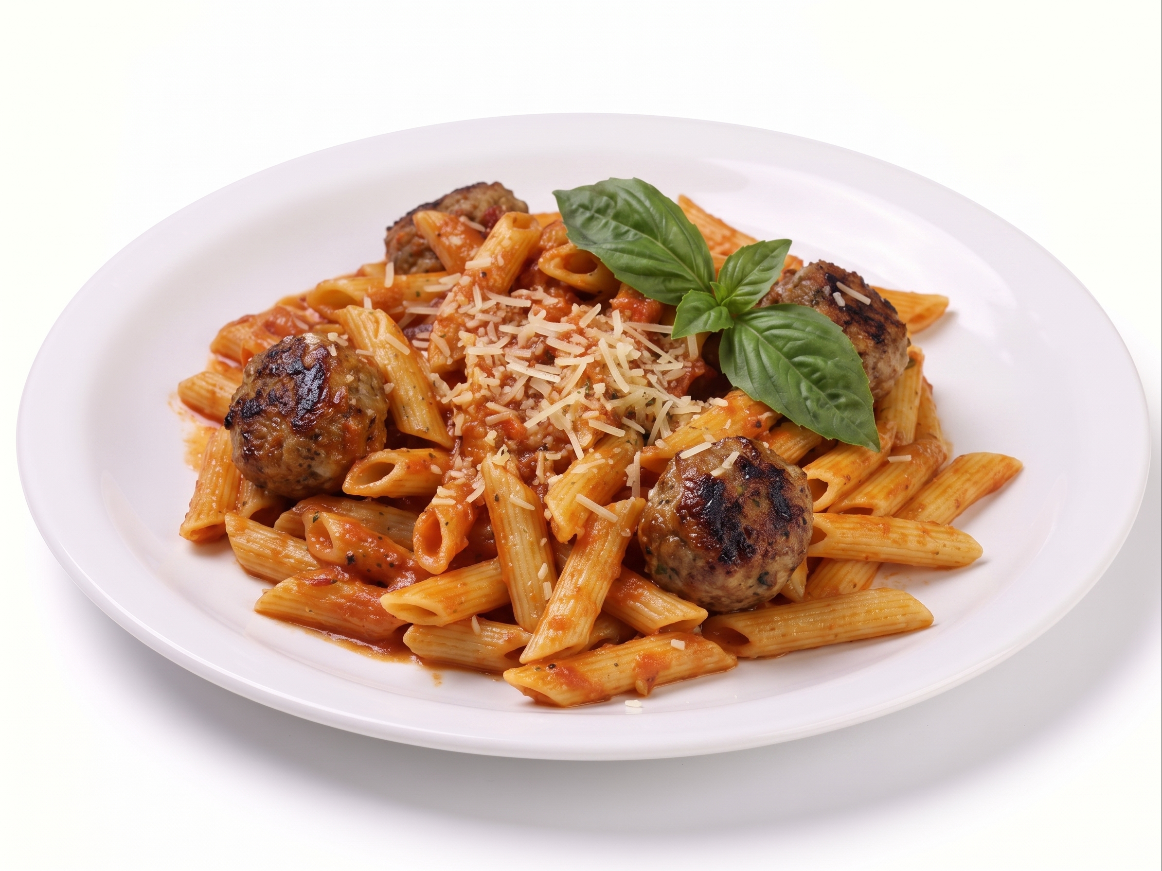 Pasta w/ Meatballs.