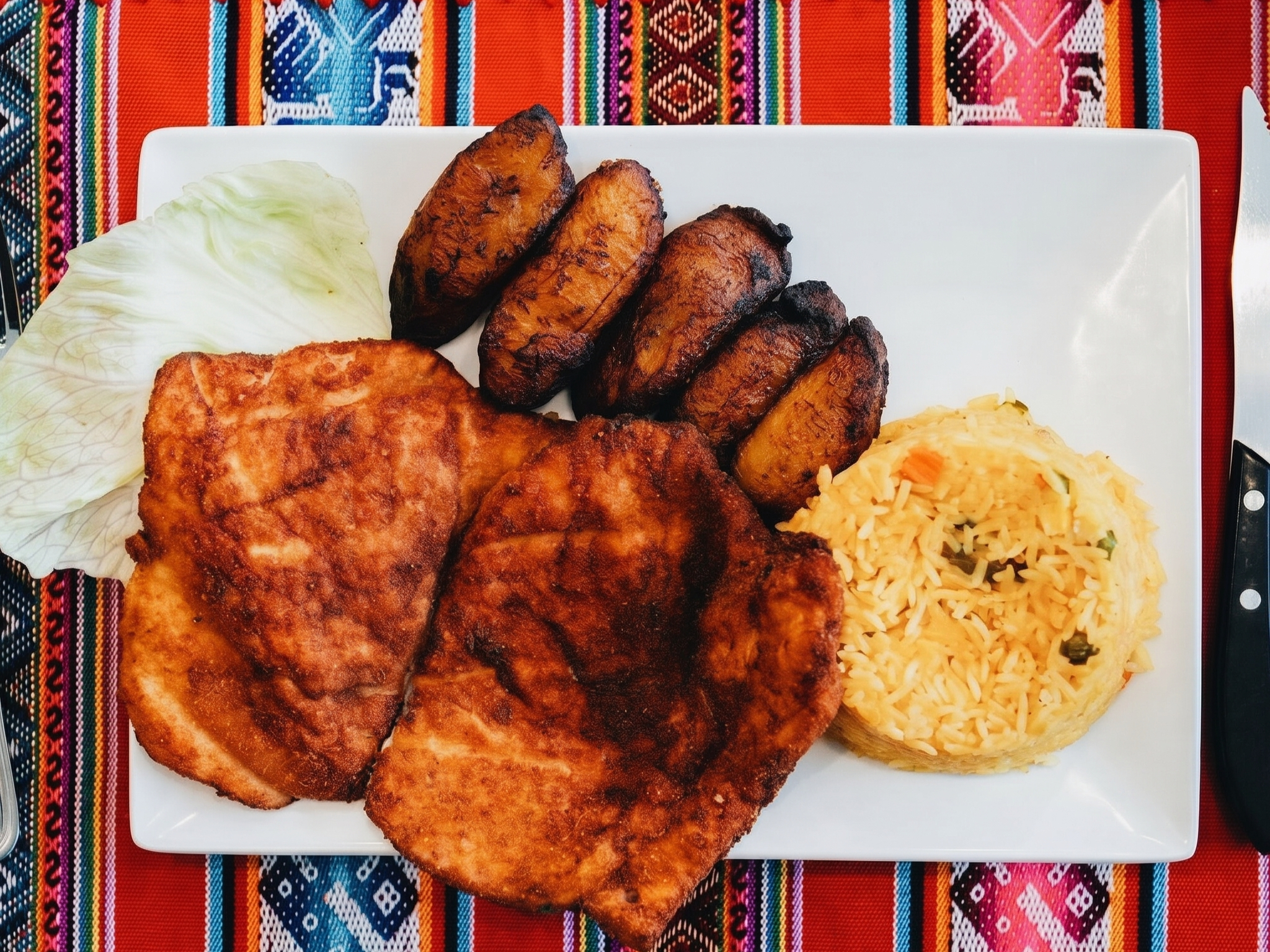 Milanesa De Pollo Con 2 Opciones