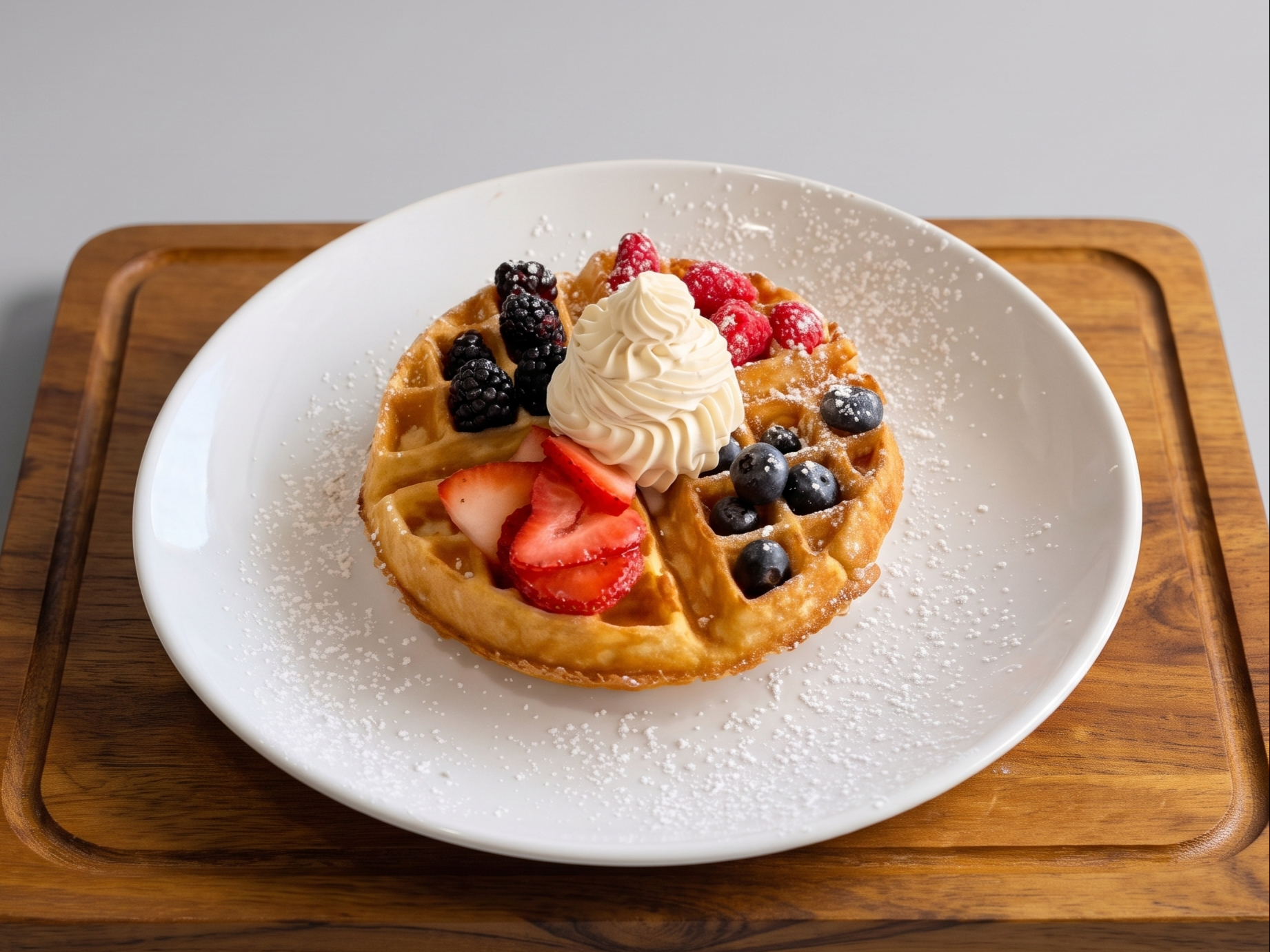 Mix Berry Waffle