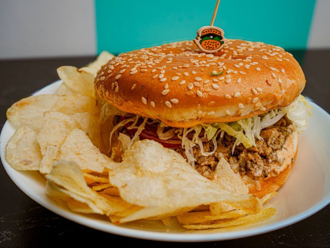 Paneer Tikka Burger.
