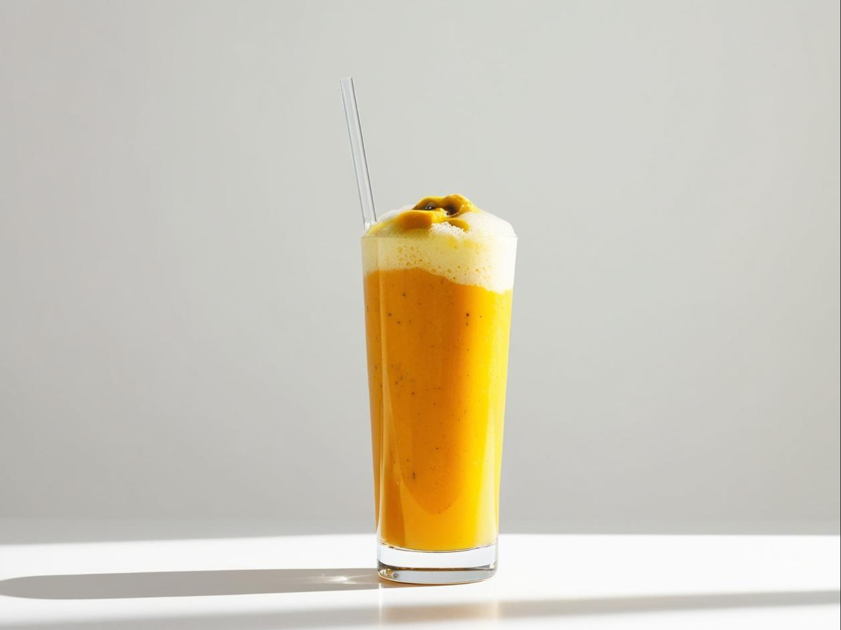 Mango & Passionfruit Smoothie.
