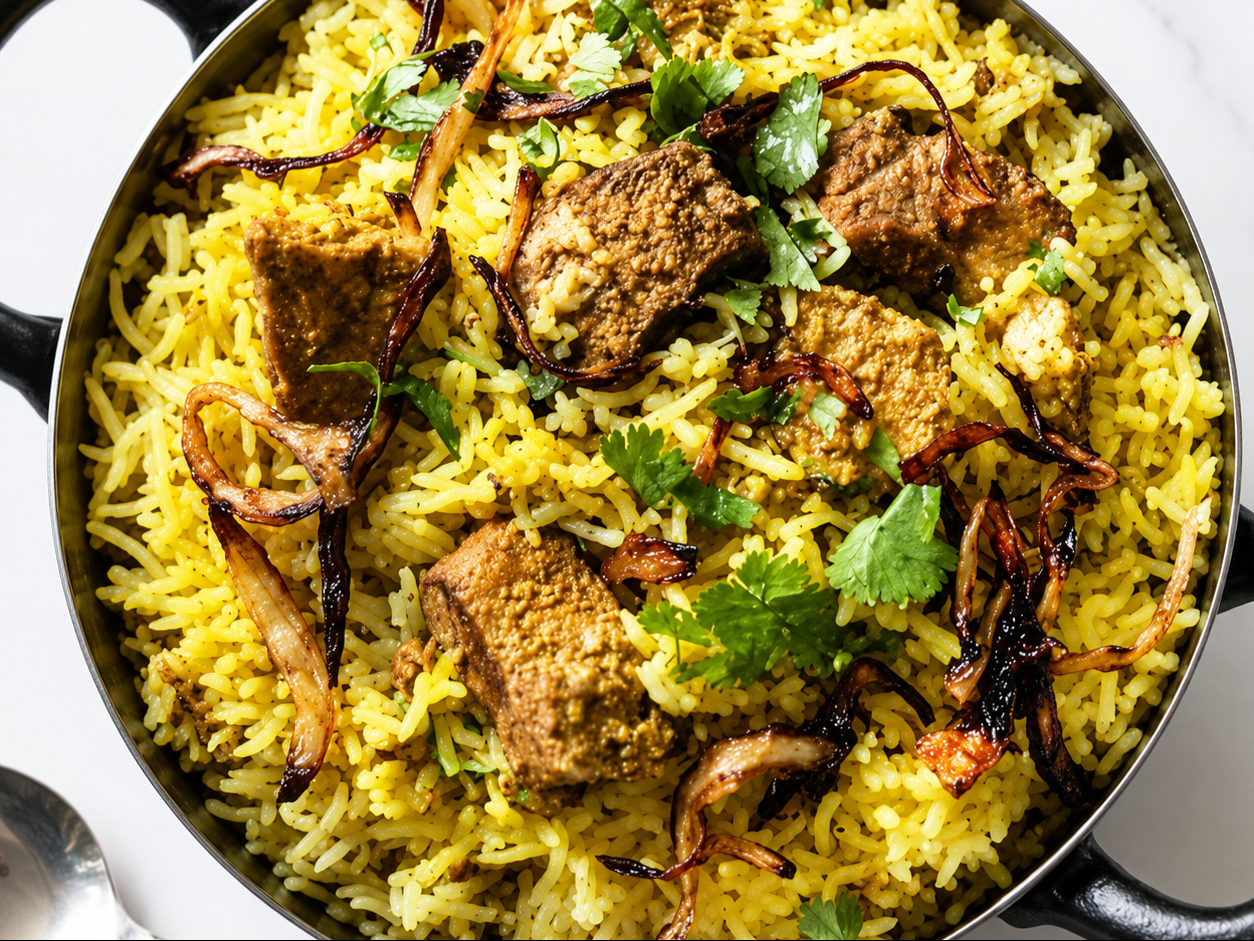 Lamb Dum Biryani.