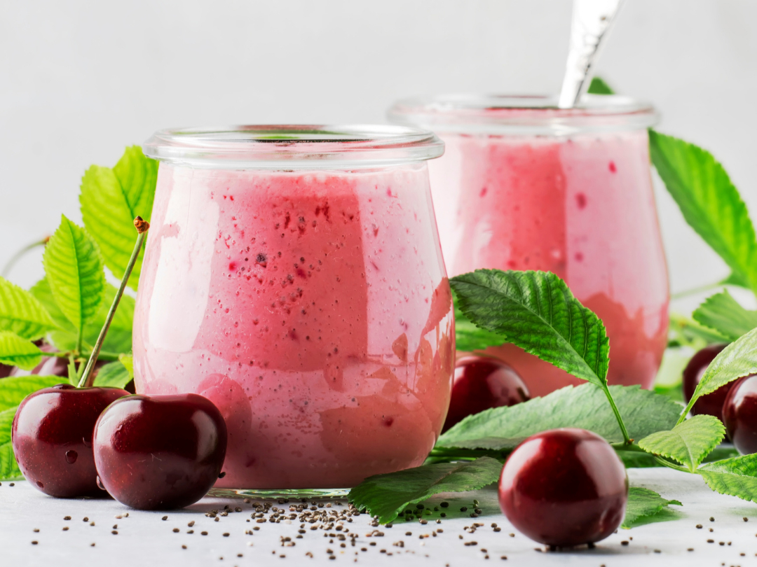 Cherry Almond Smoothie.