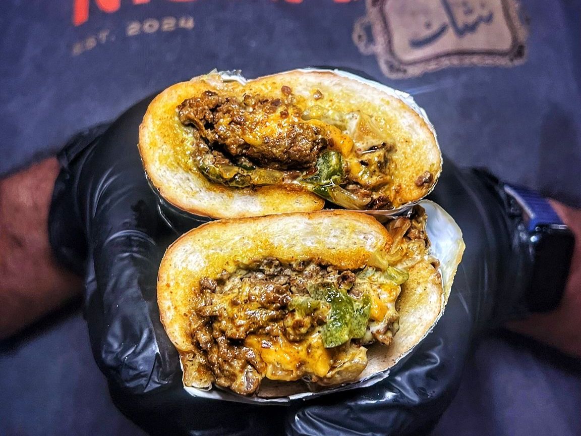 Chapli Kabob Chopped Cheese.