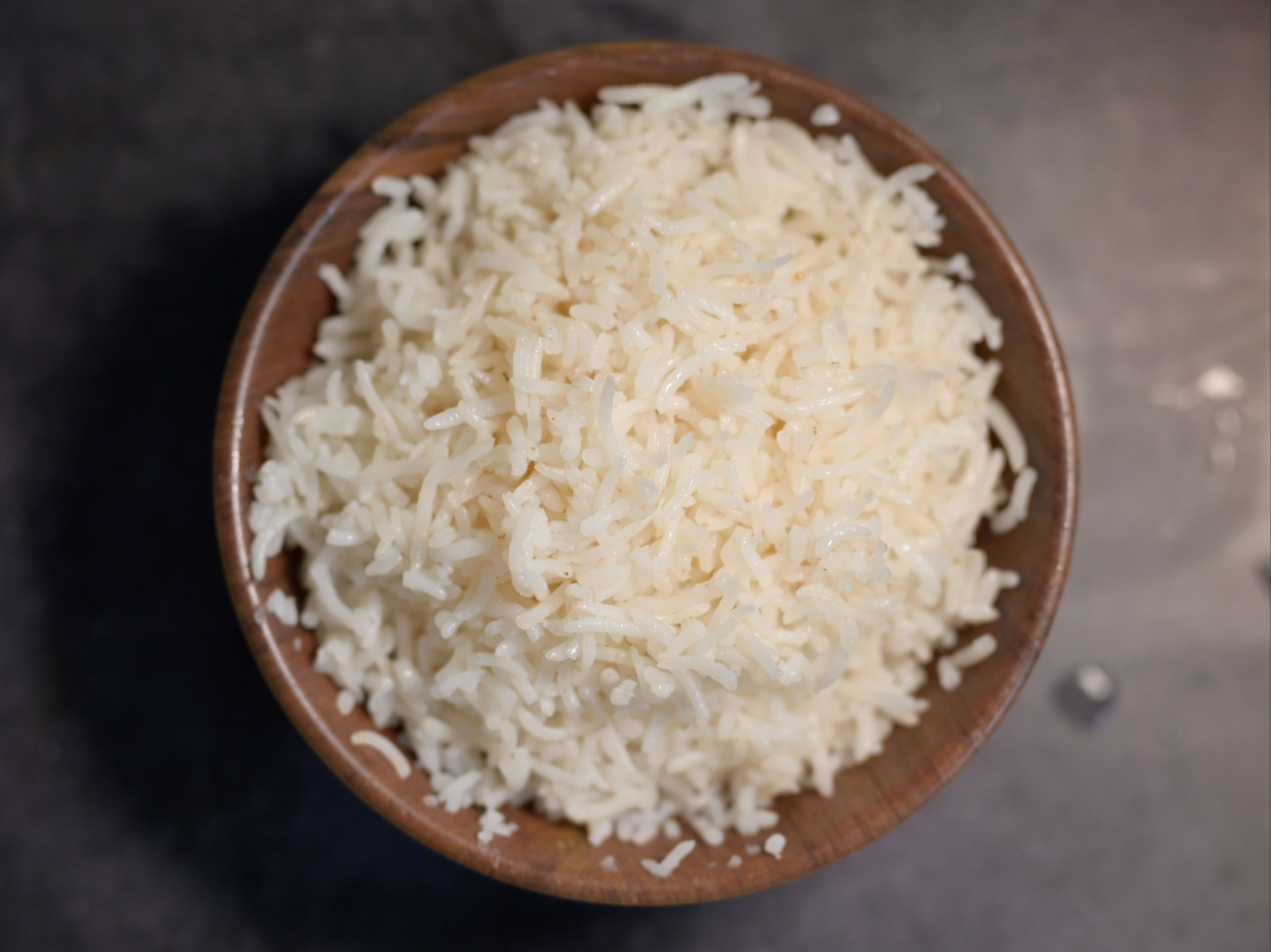 Steamed White Rice.
