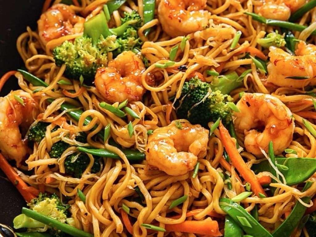 Shrimp Noodles (DF, NF).