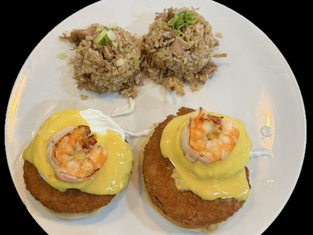Seafood Crab Benedict.