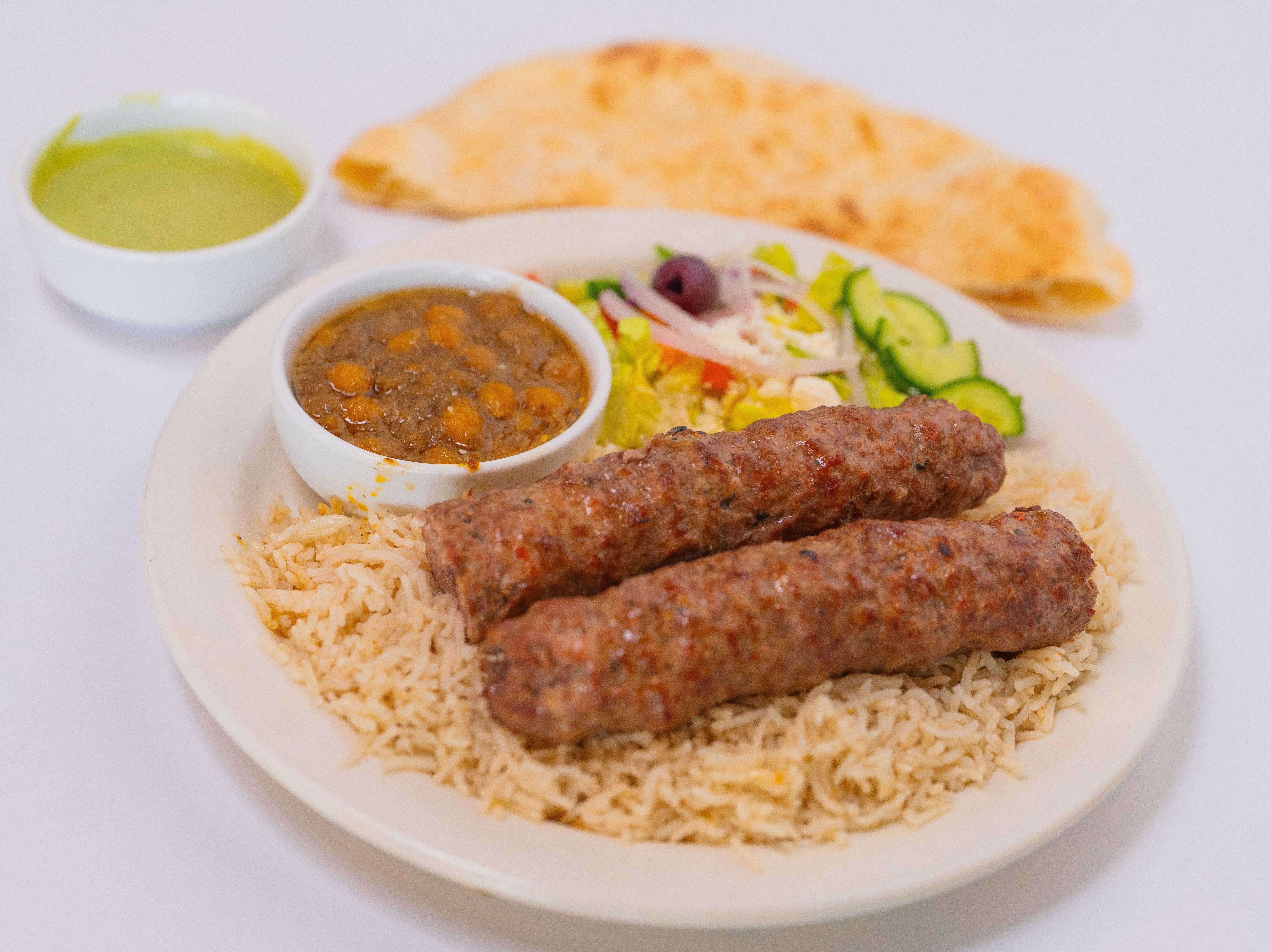 #6 Beef Seekh Kabob (Kobideh).