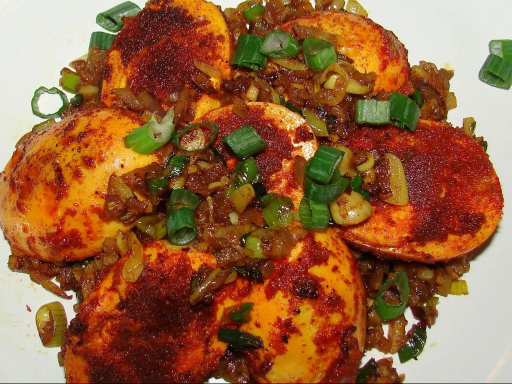 Egg Masala Fry.