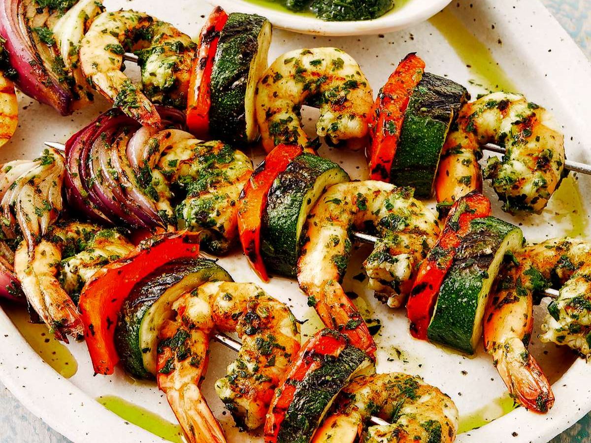Prawn Kebab.
