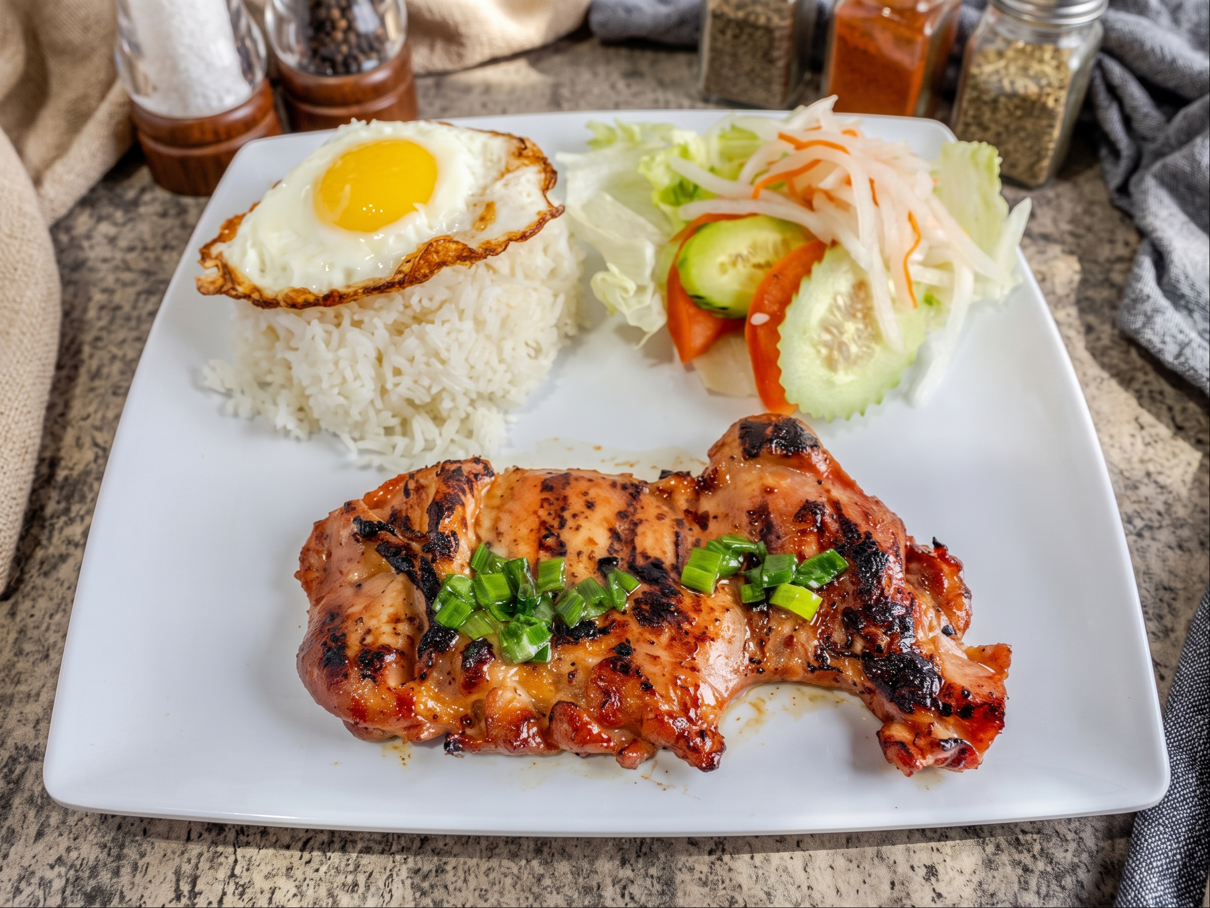 C3. Grilled Chicken Plate.
