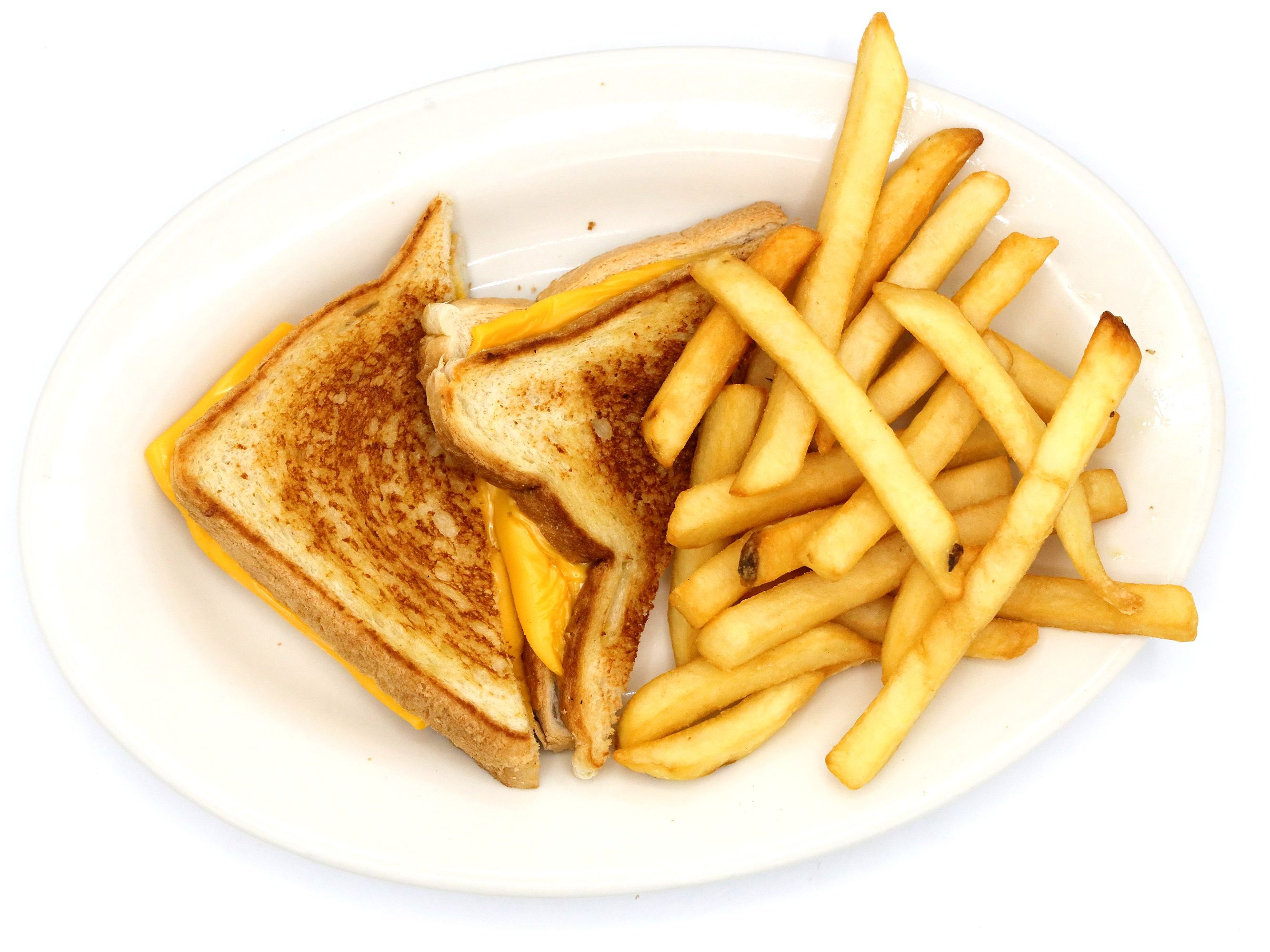Grilled American Cheese Sandwich.