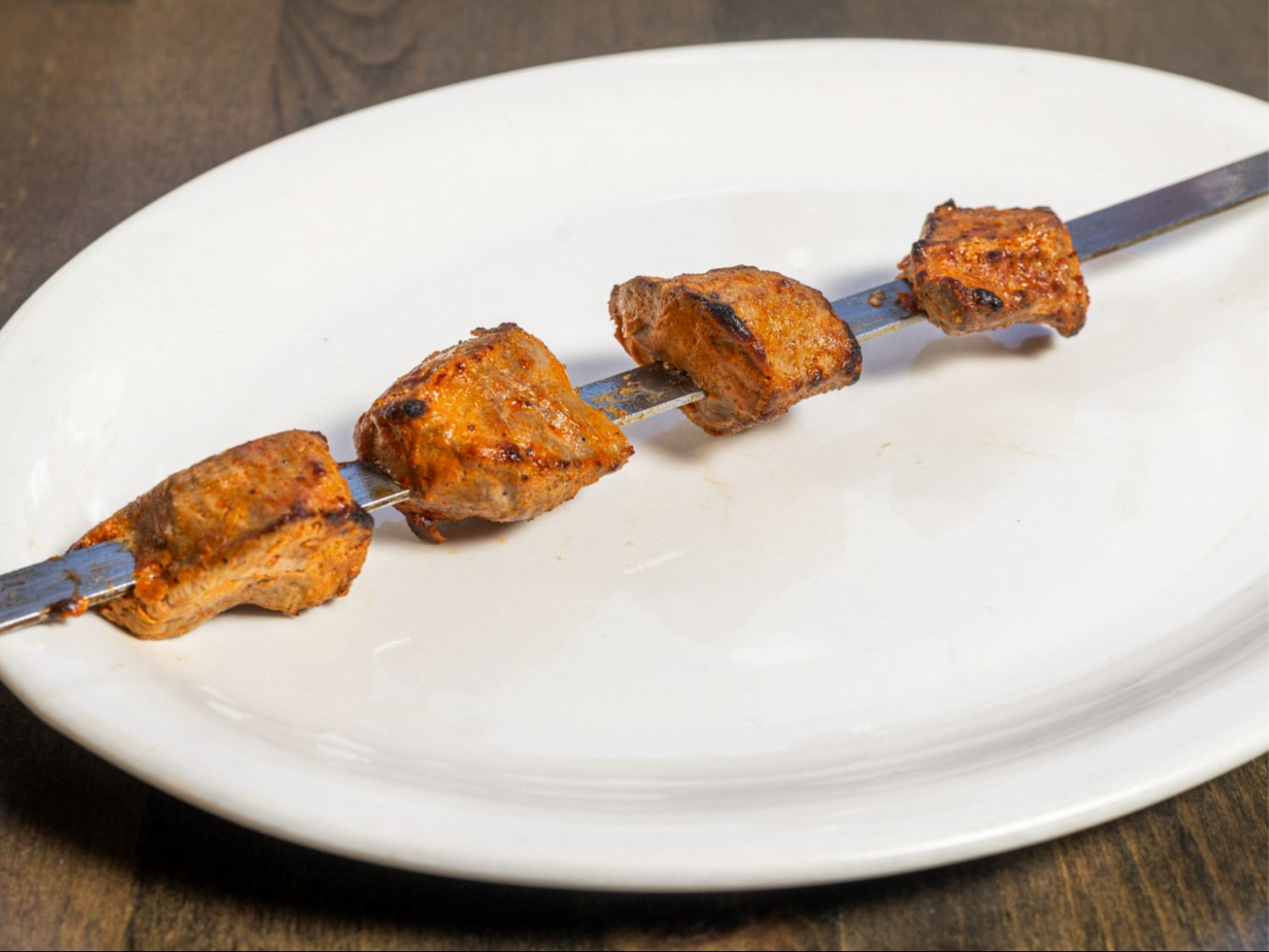 Lamb Shish Skewer.