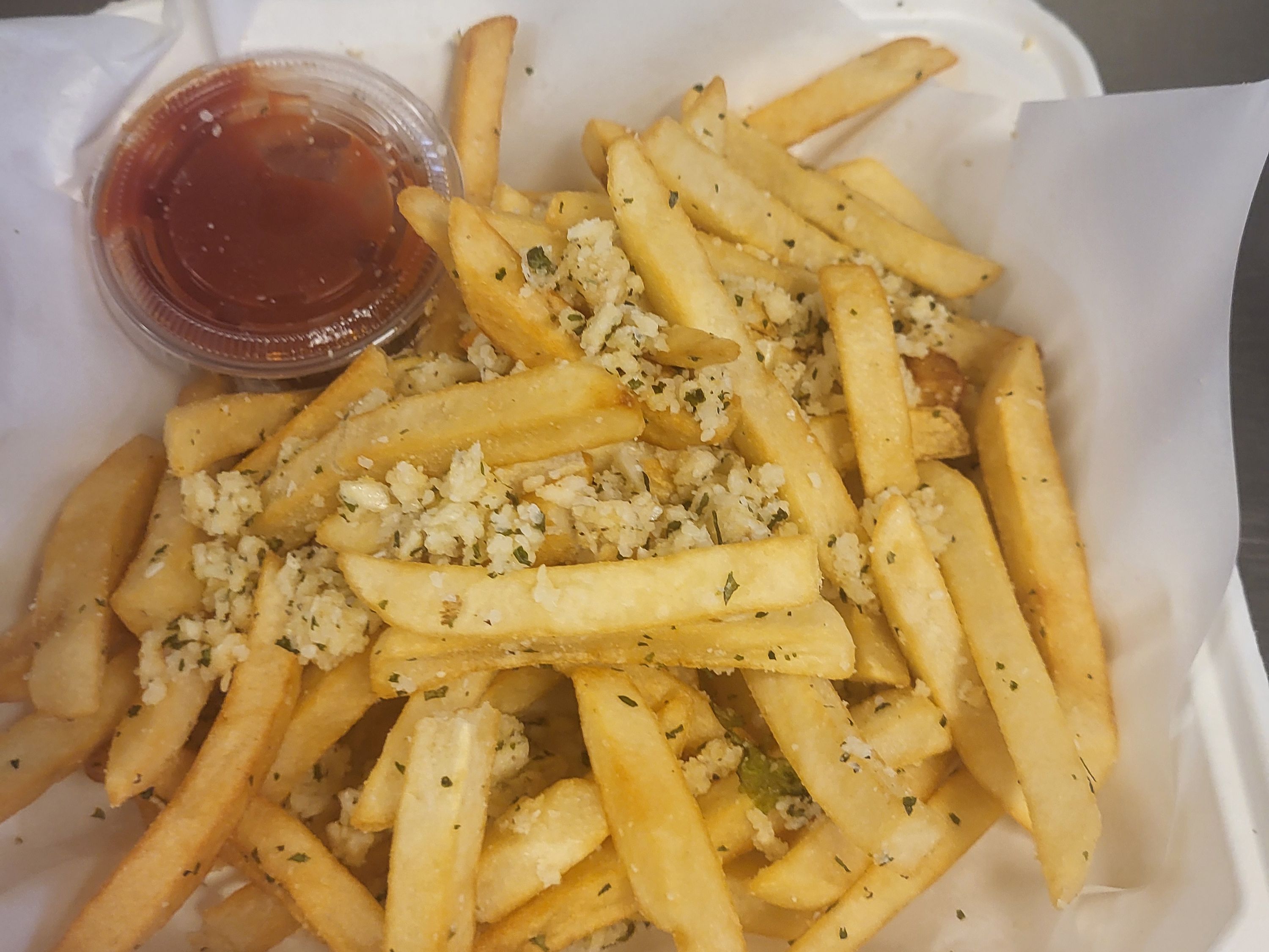 Garlic fries.