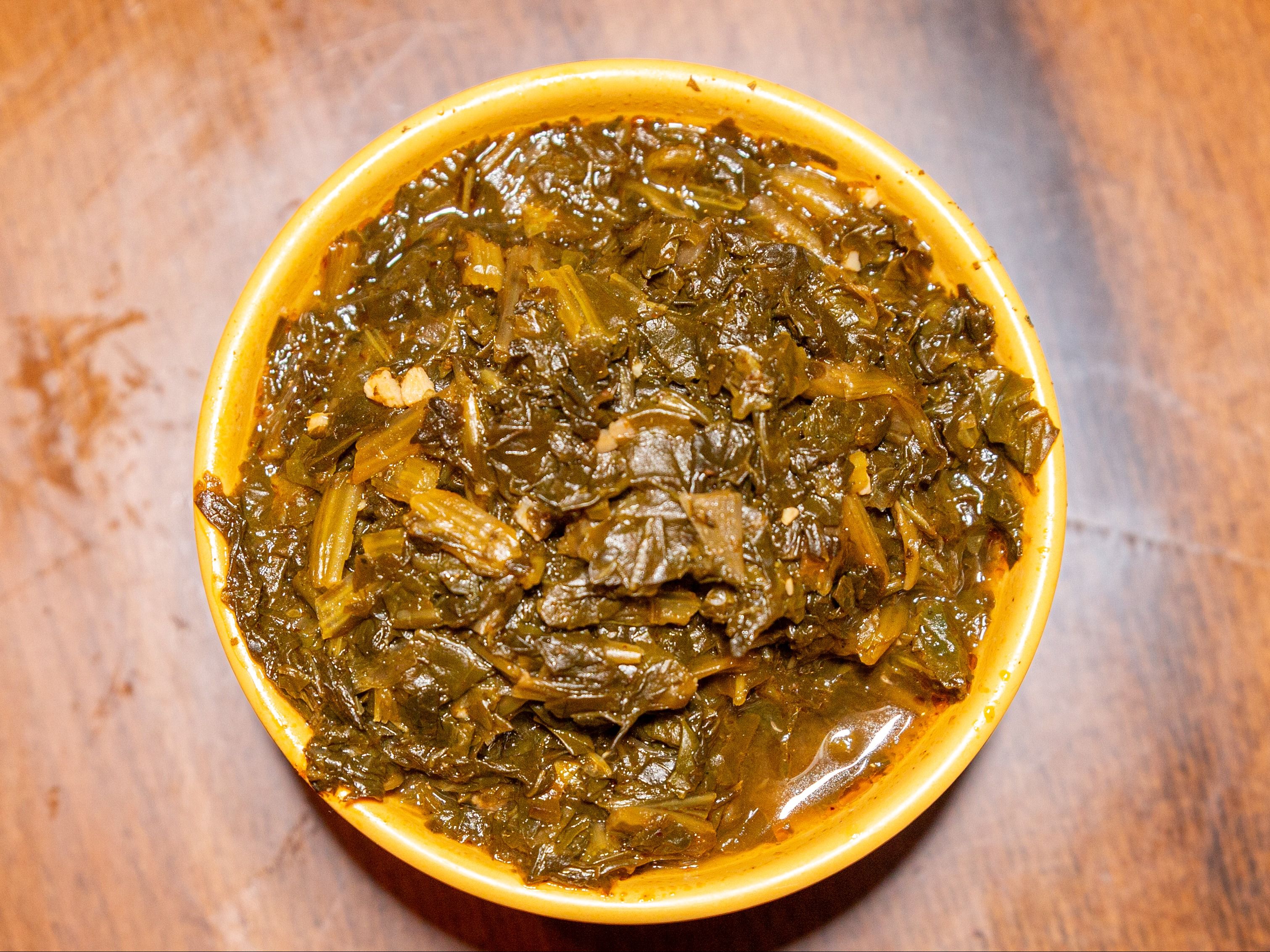 Seasoned Greens Lunch.