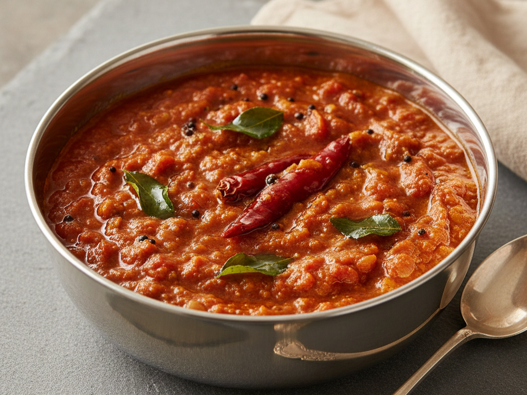 Spicy Tomato Pickle.