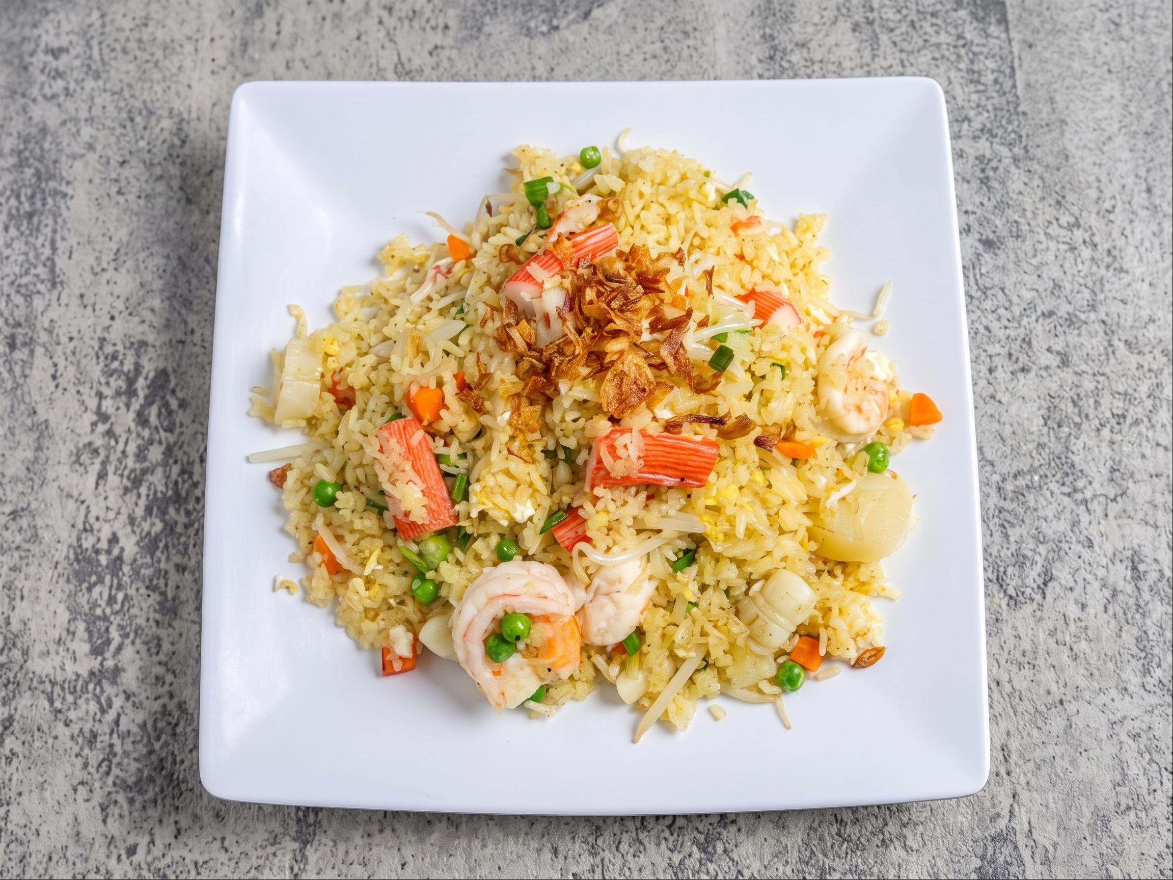 F7. Seafood Fried Rice.
