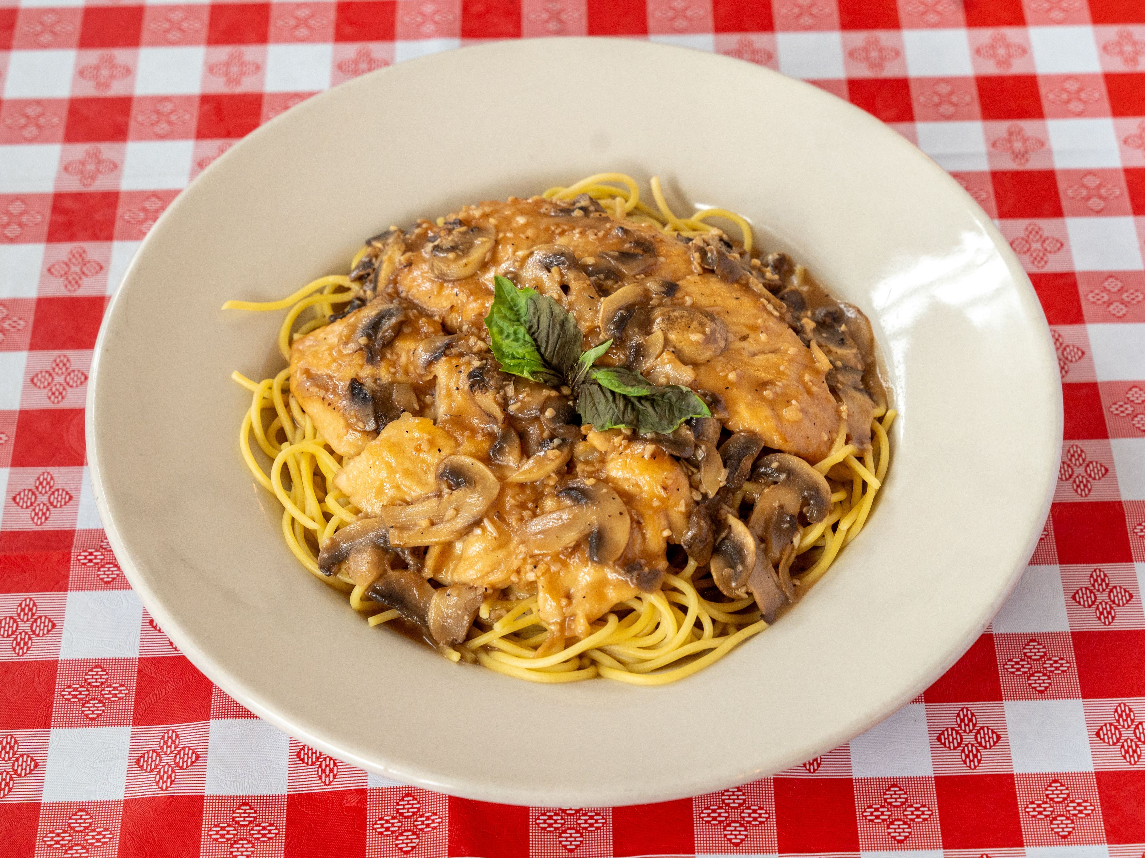 Chicken Marsala.