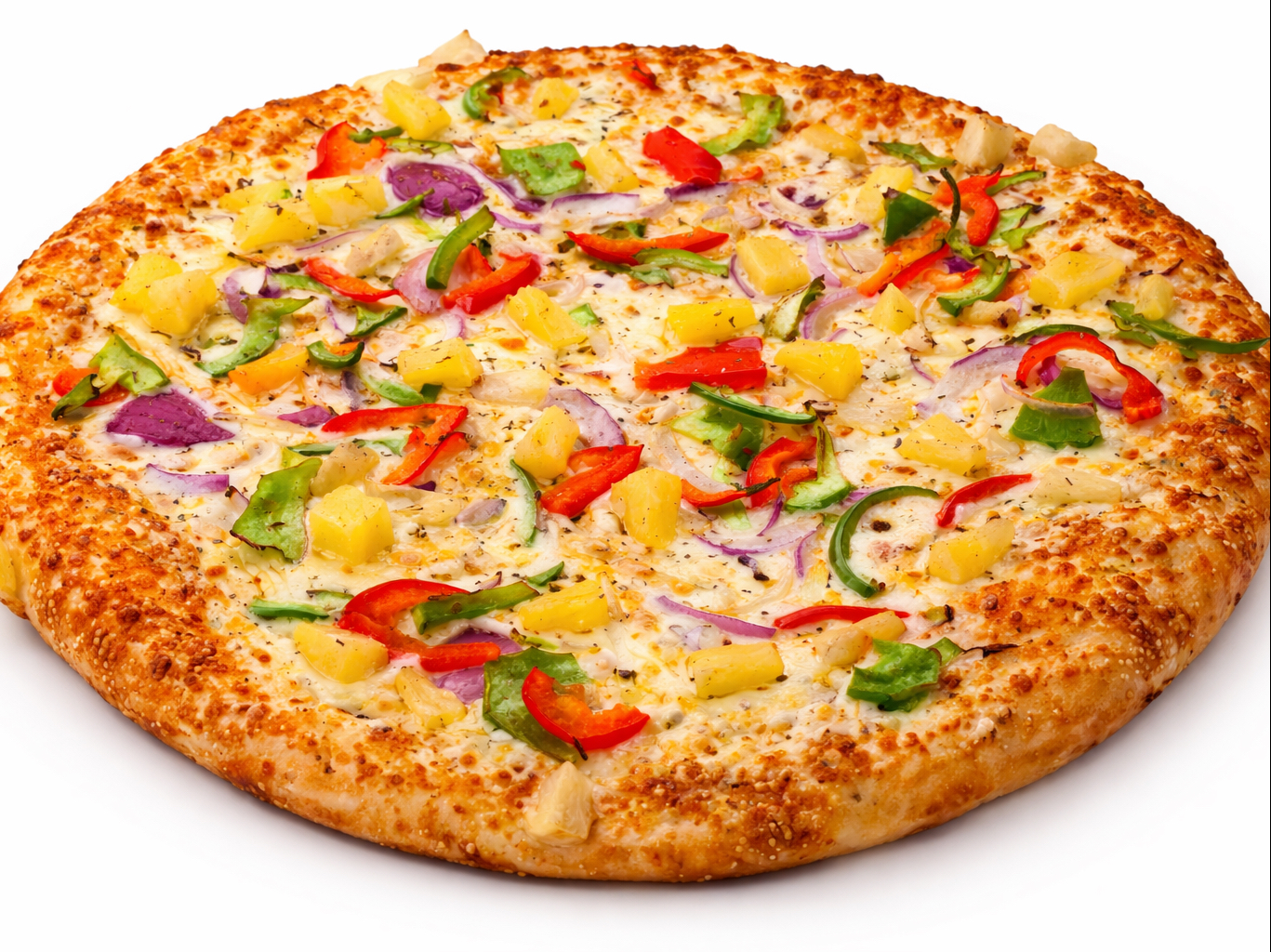 Masala Pineapple Pizza⭐.