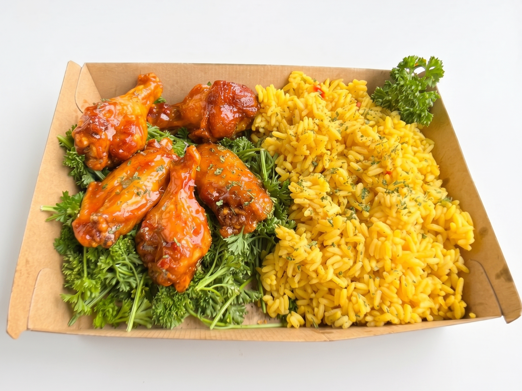 5 Wings & Rice.