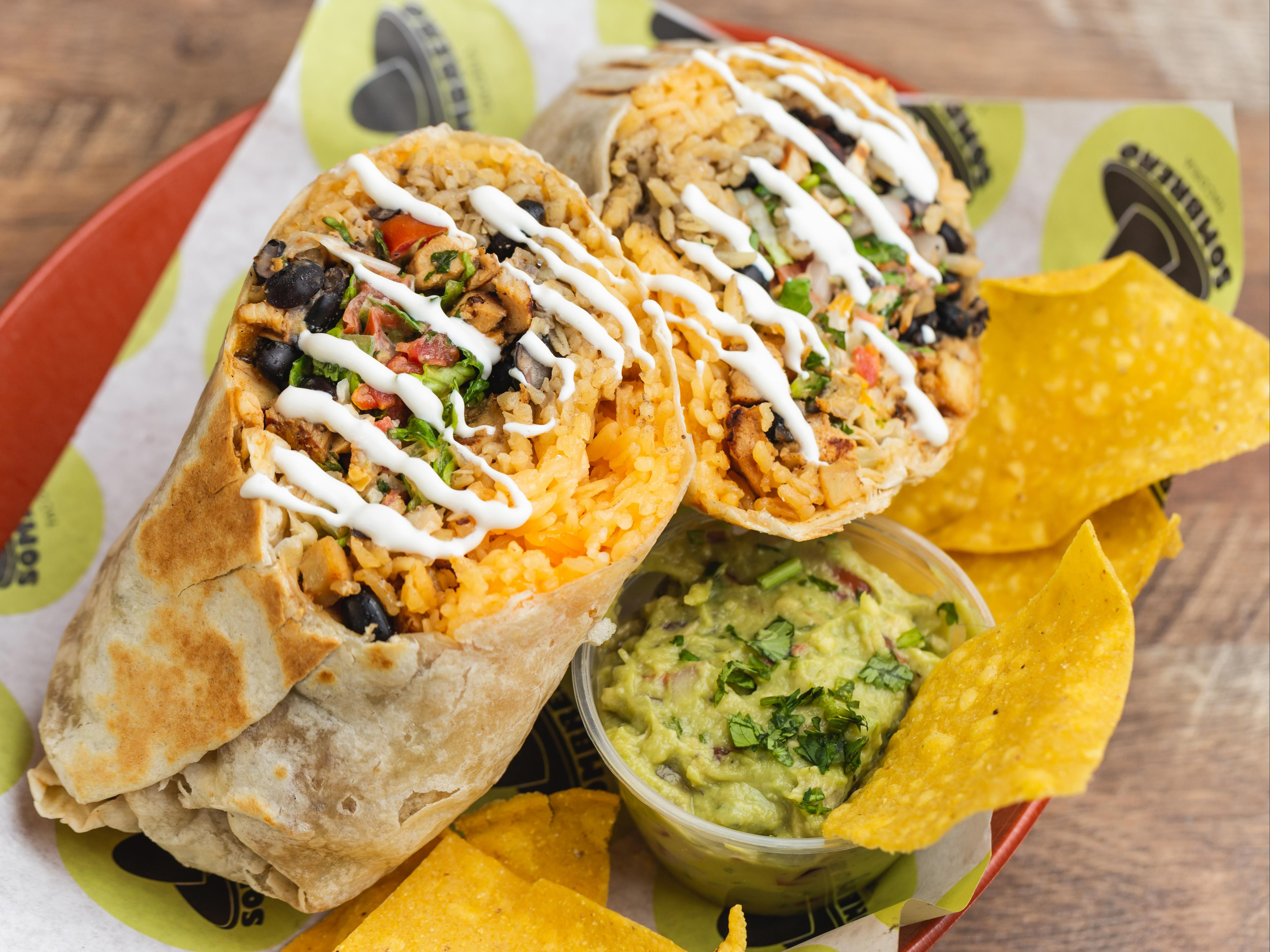 Chorizo Burrito.