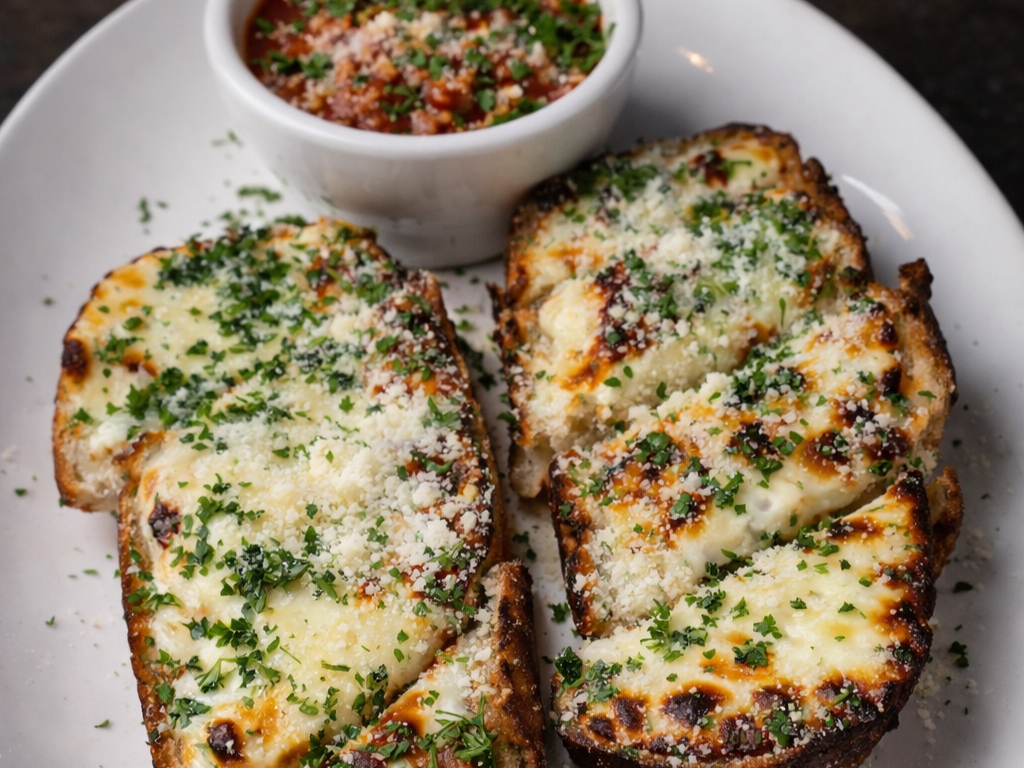Garlic Cheese Bread.