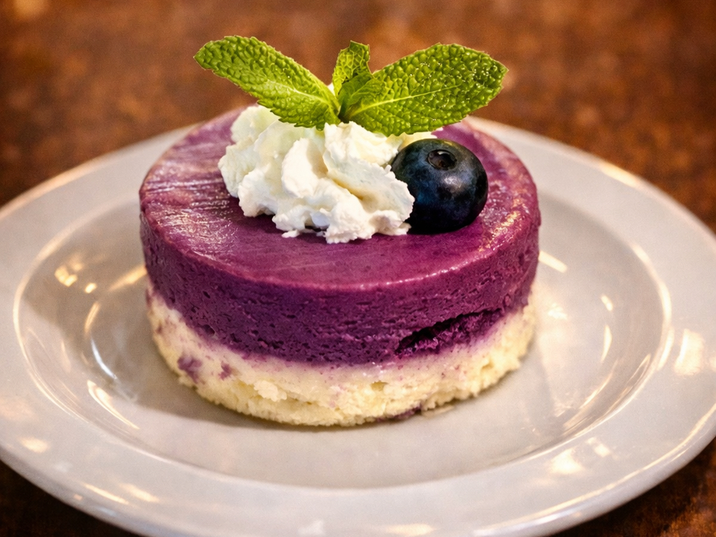 Ube Cheesecake.