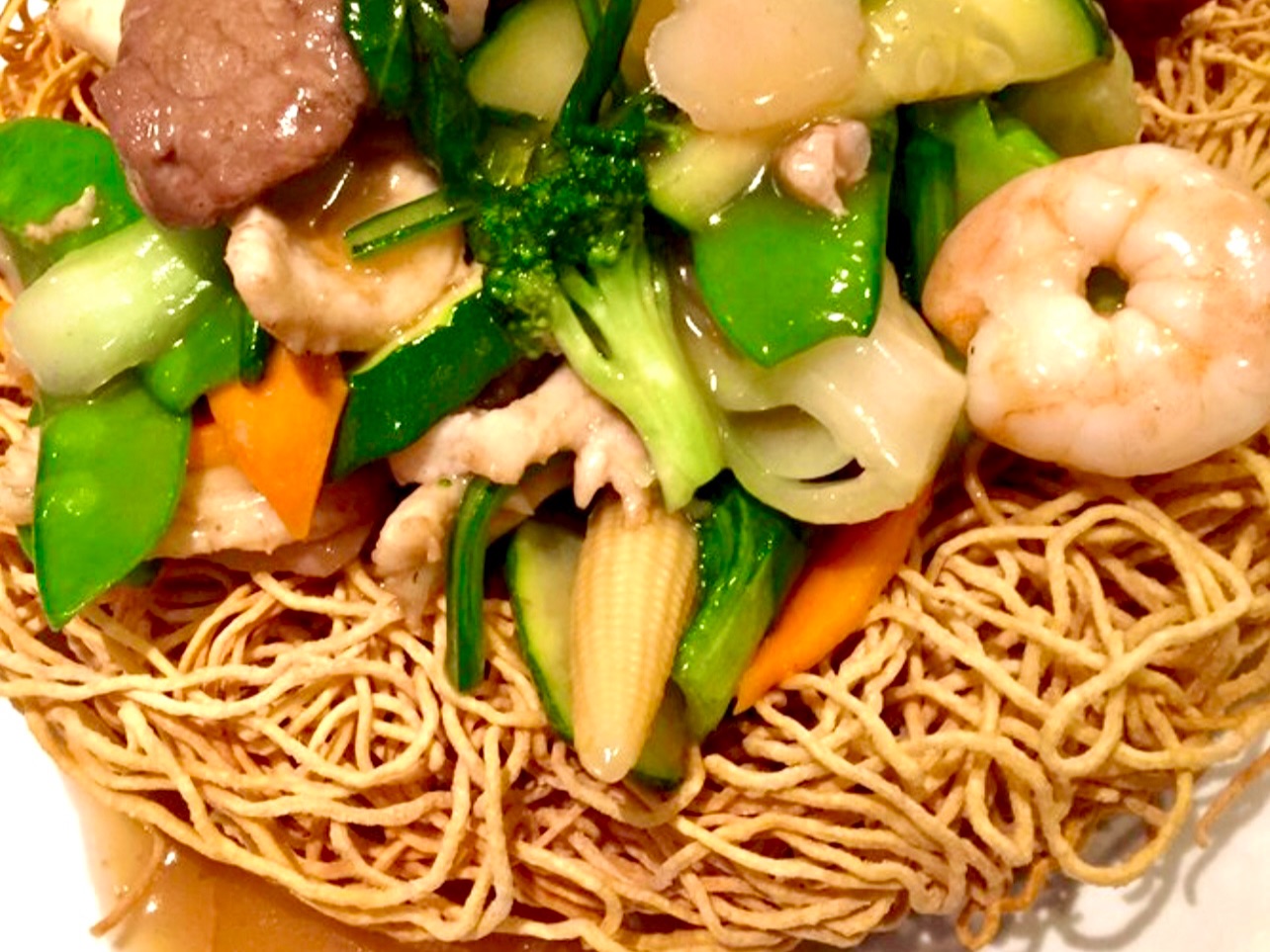 Crispy Egg Noodle.