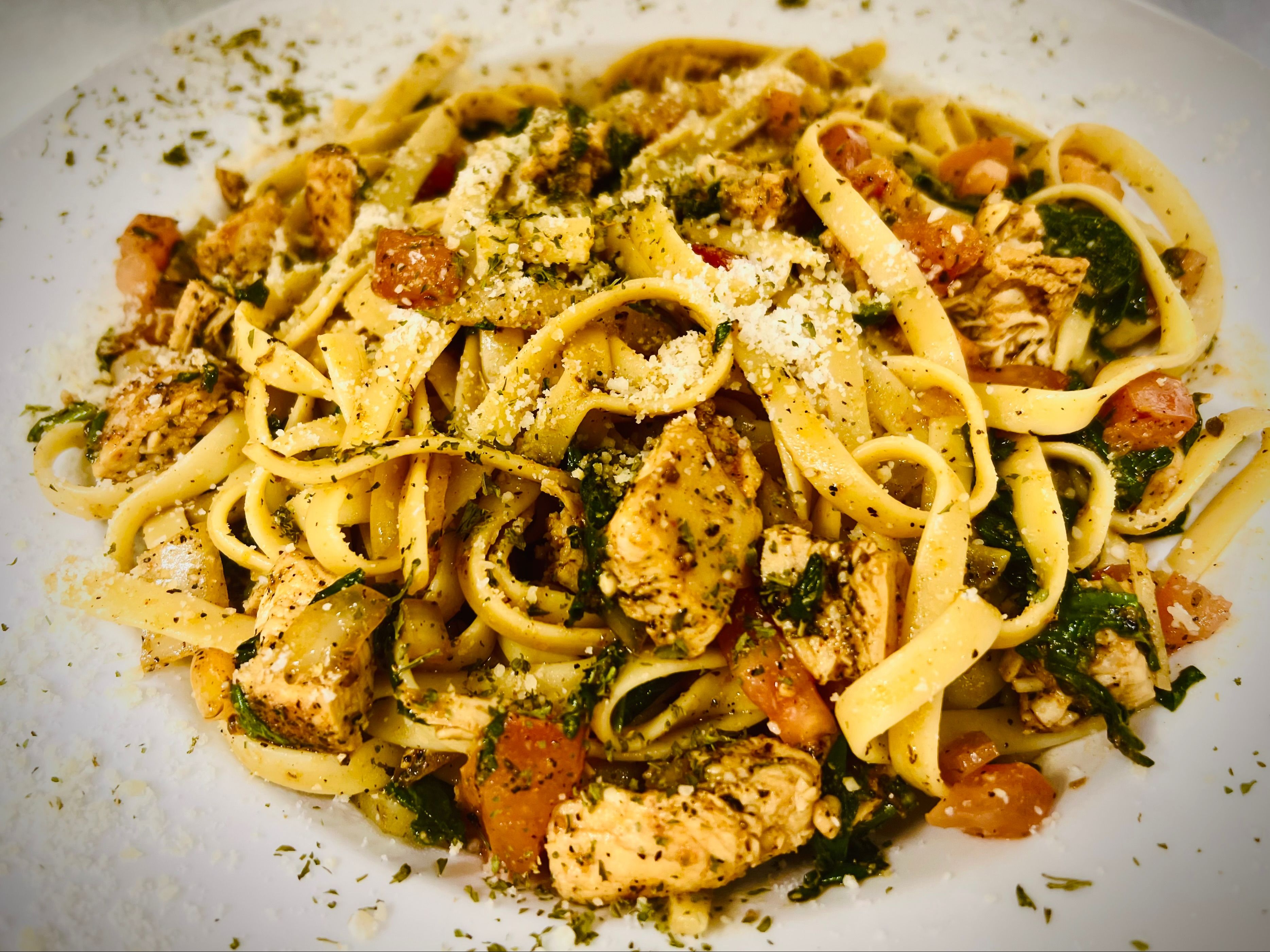 Blackened Chicken Pasta.