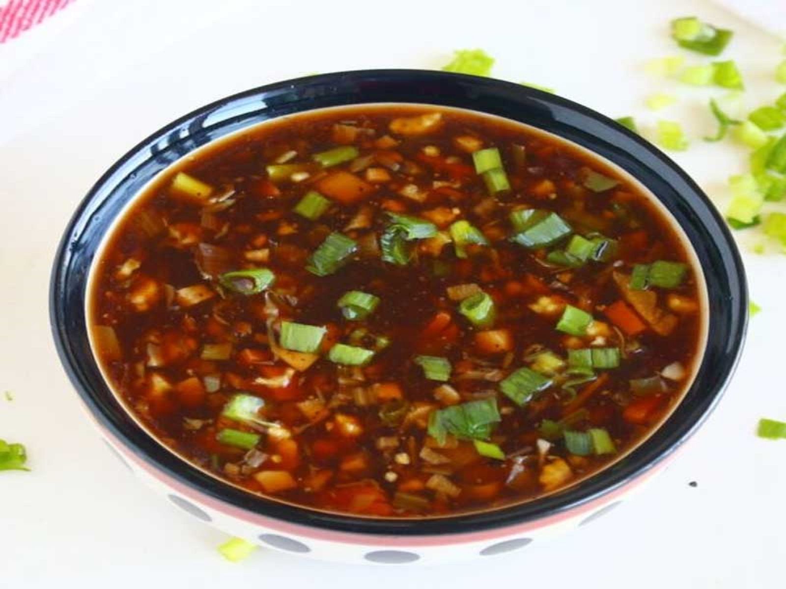 Hot & Sour Veg Soup.