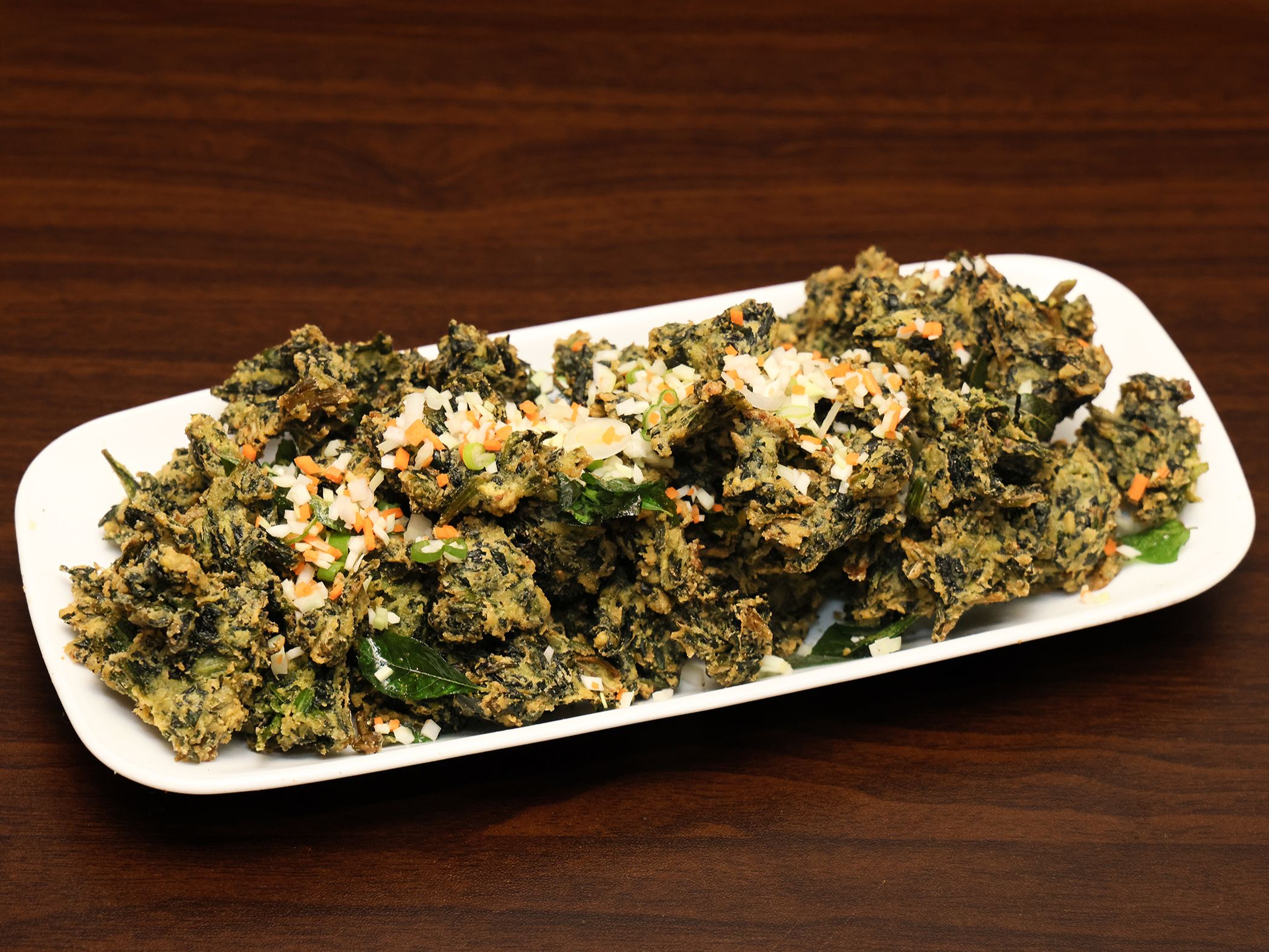 Spinach Pakoda.