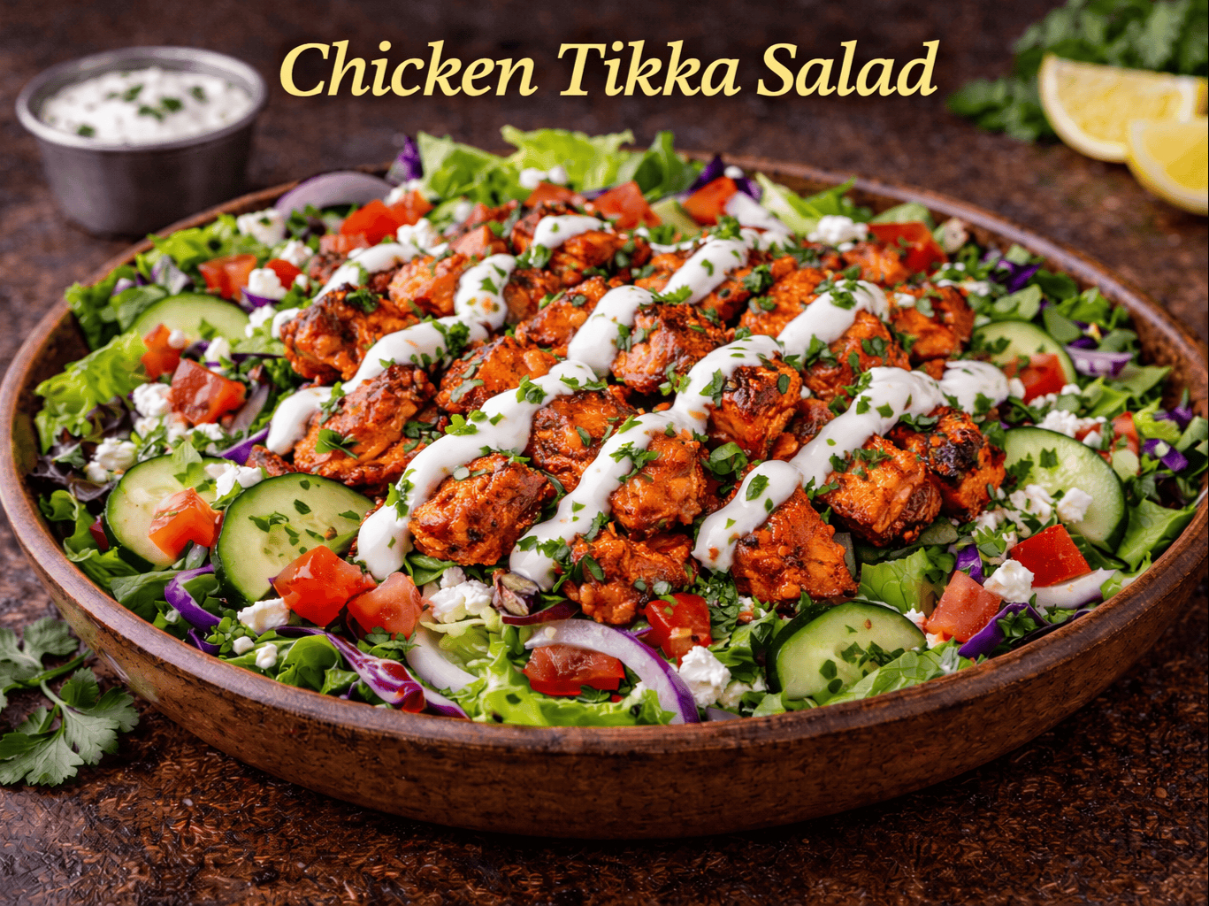 Chicken Tikka Salad.