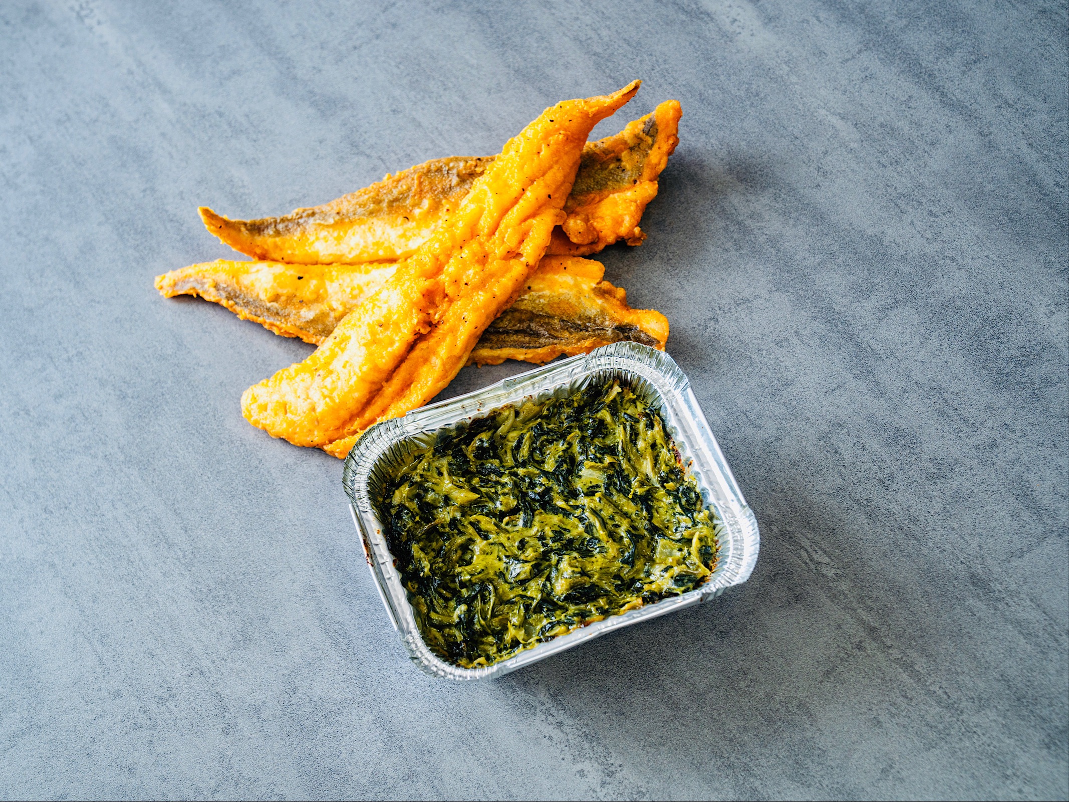 5 Whiting Fish & 1 Side.