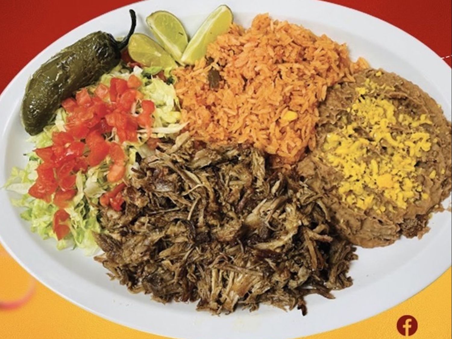 Carnitas plate.