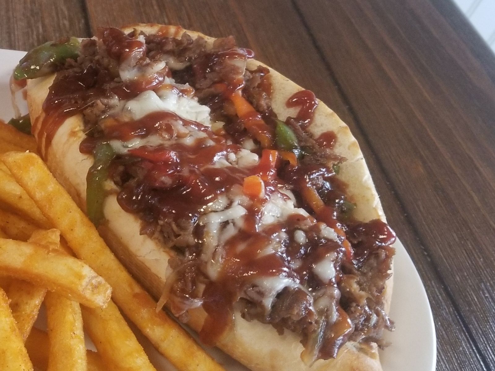 BBQ CHEESESTEAK.