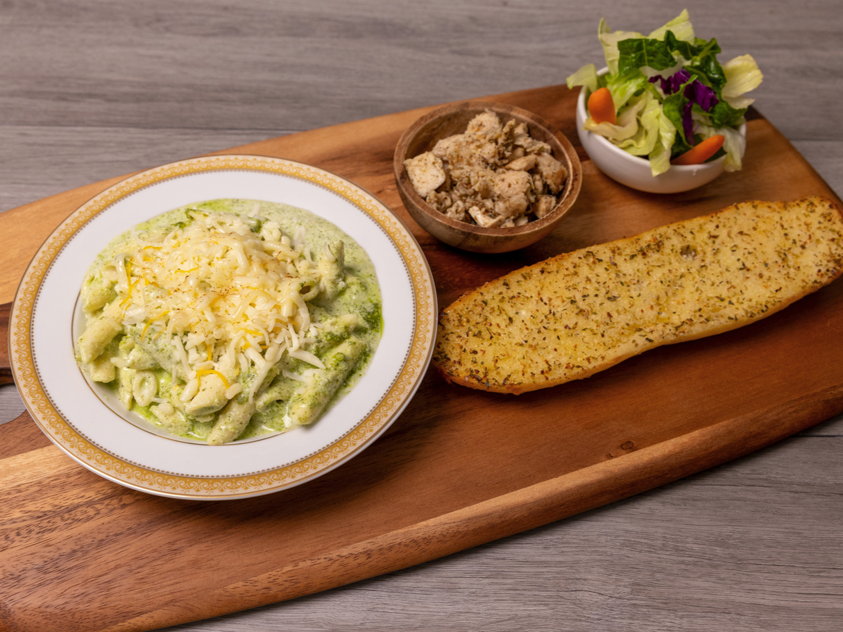 Halal Penne Chicken Pesto