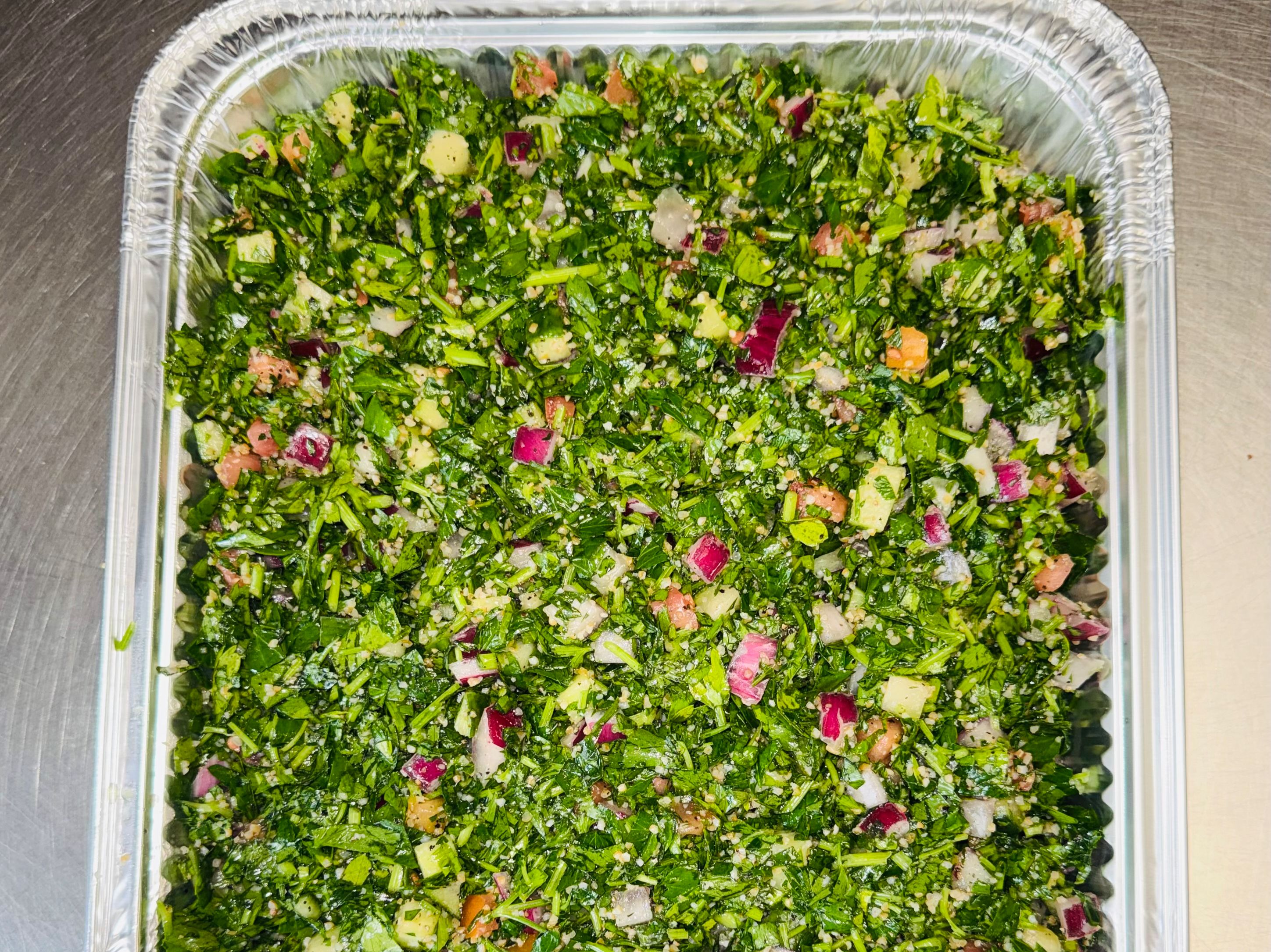 Full Tray Tabouli.