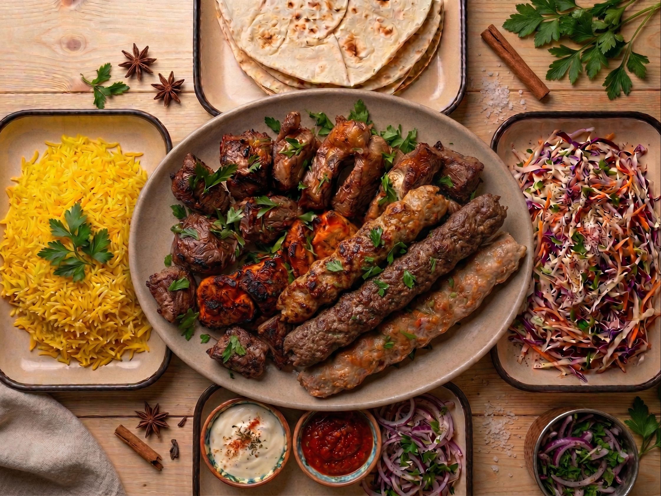 Family Plate for 7-9 people.