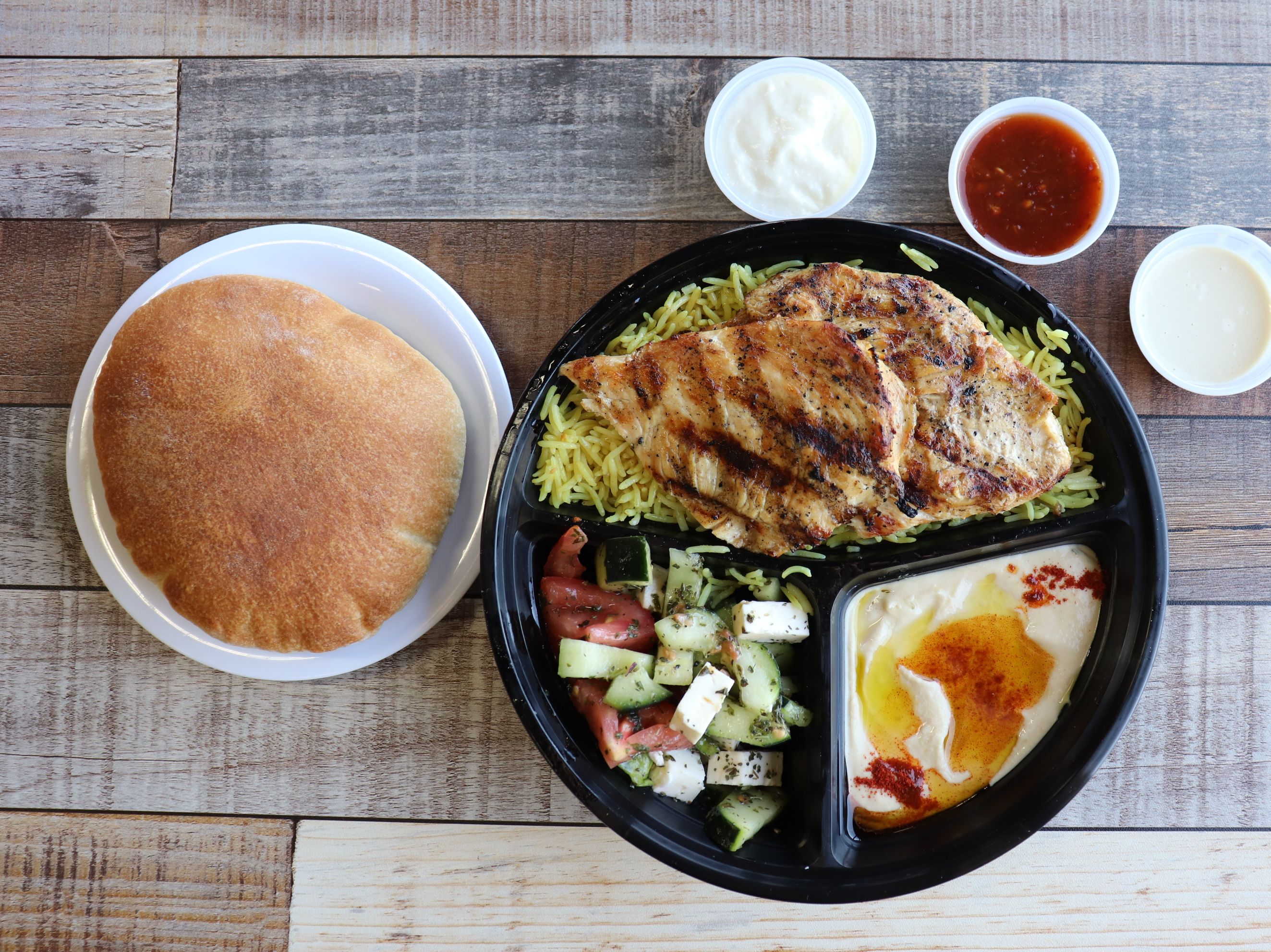 Baked Fish Plate.