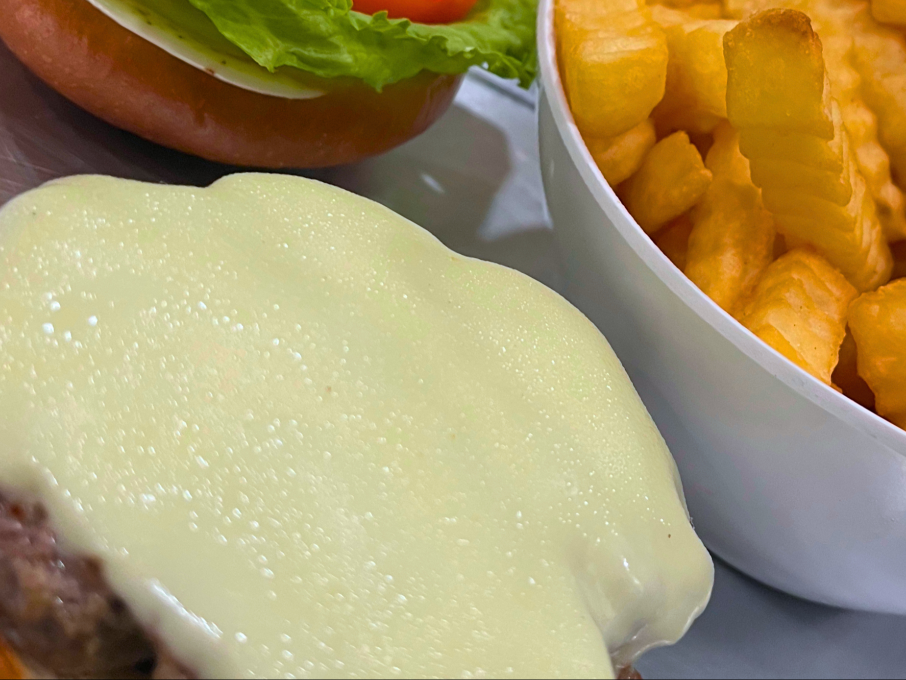 *Cheeseburger.