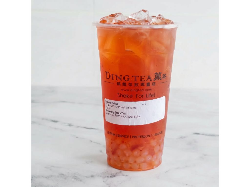 Strawberry Green Tea.