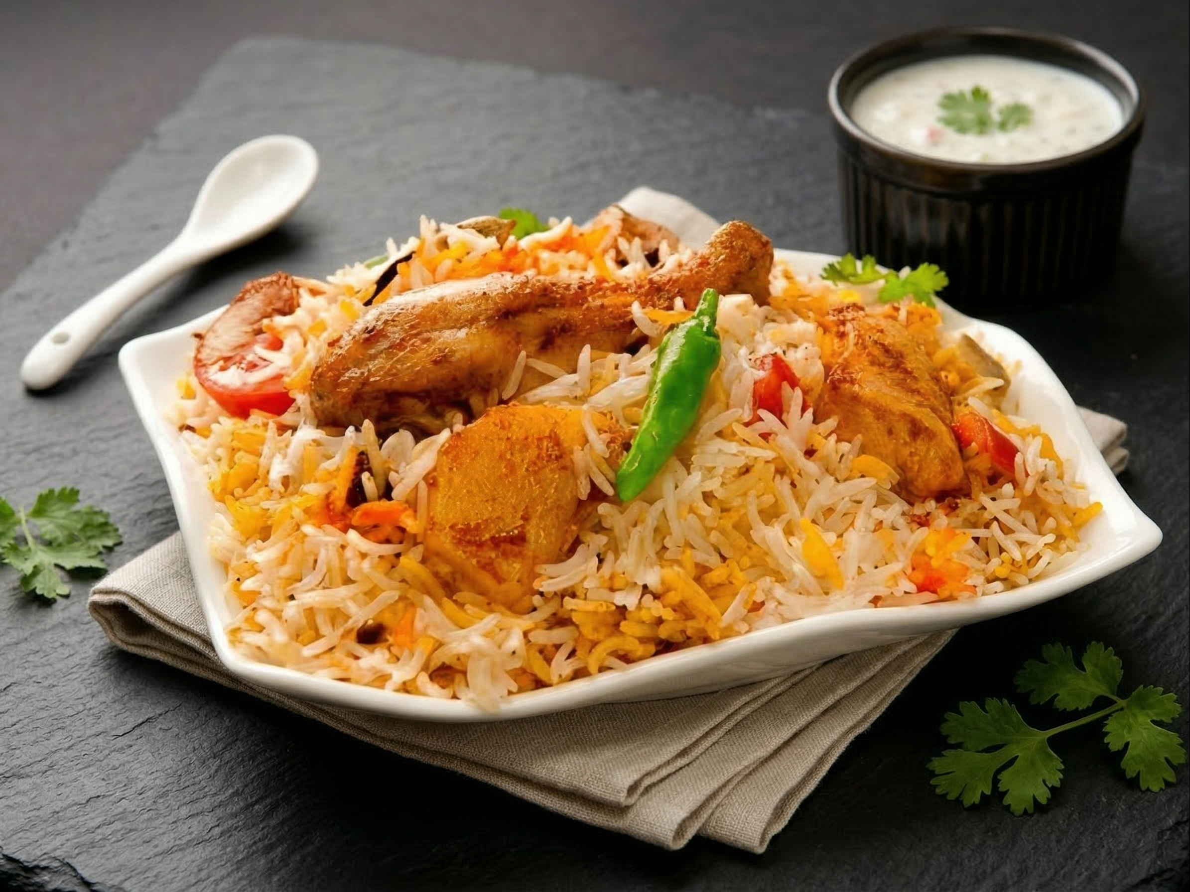 Chicken Biryani Family Pack.