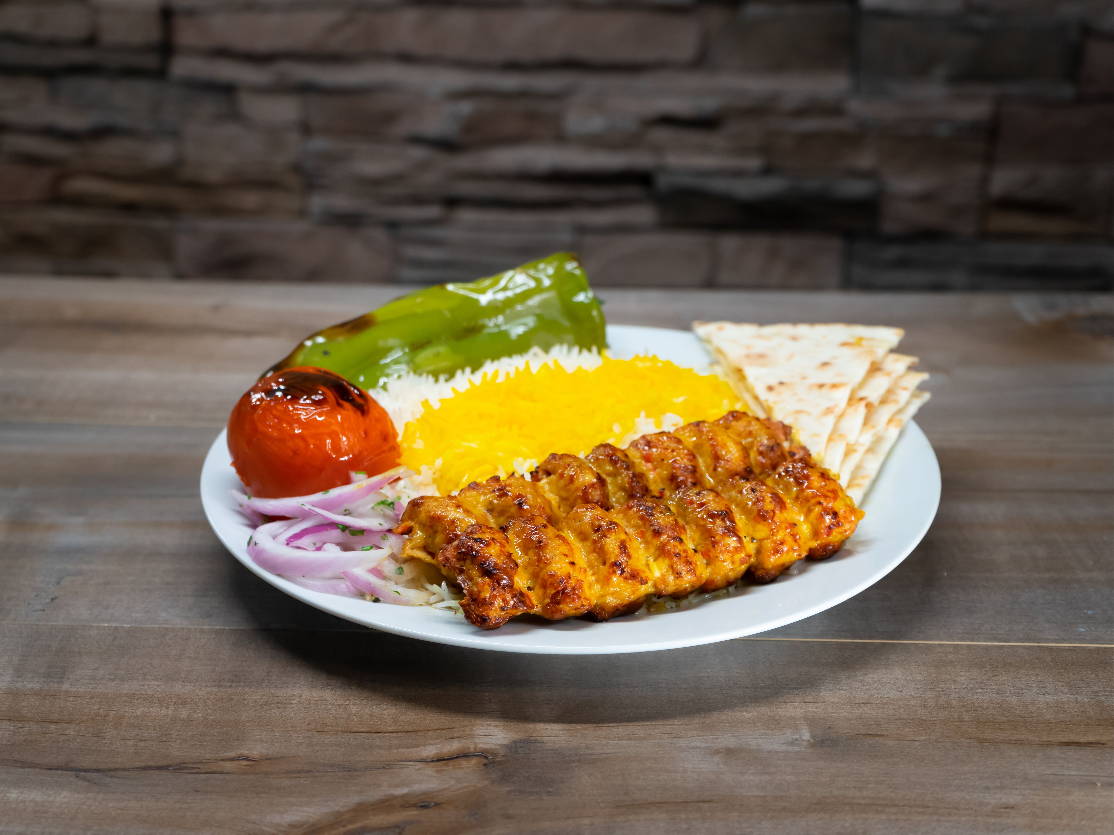 #5 Chicken Luleh Plate.