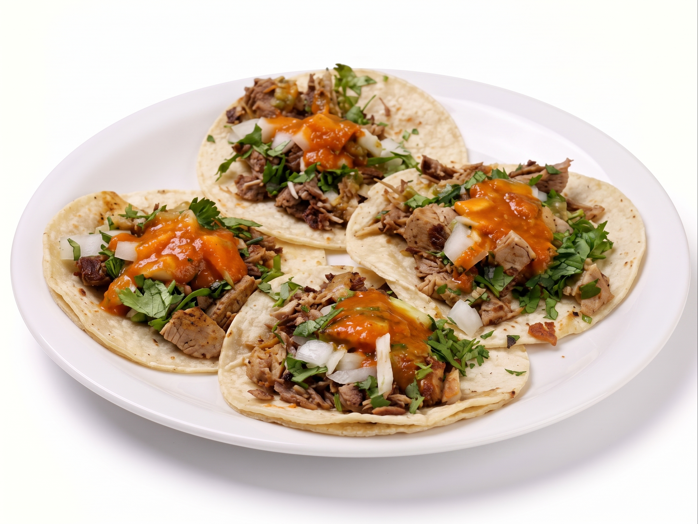 Tacos Al Pastor, Marinated Pork (3).