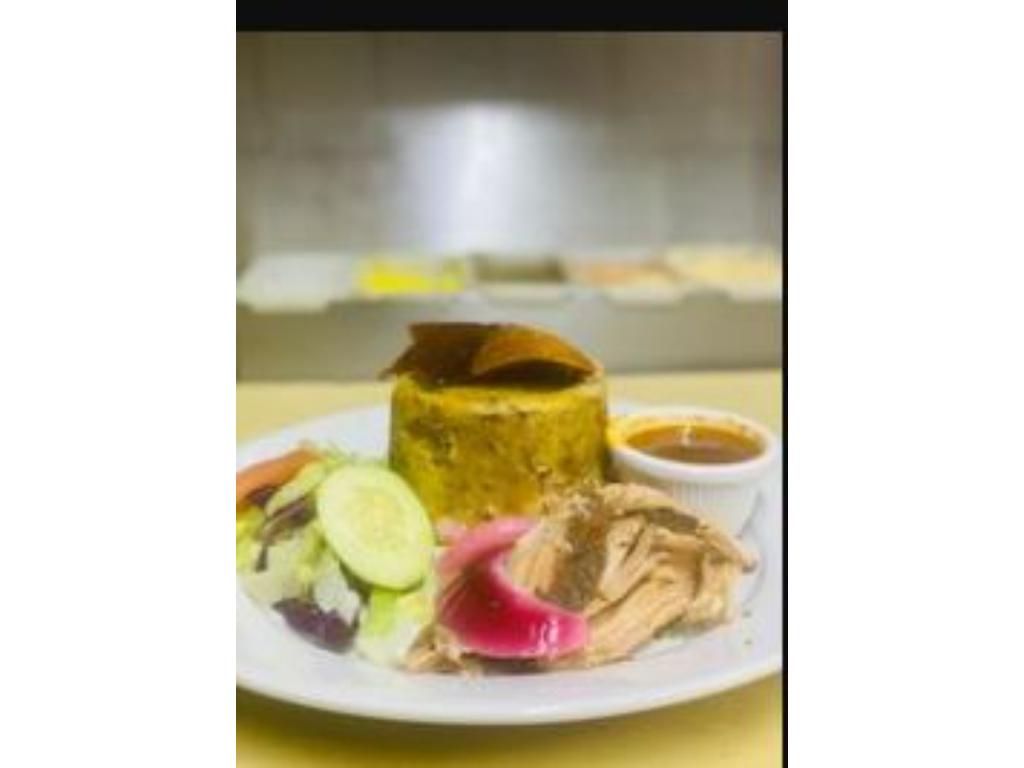 Mofongo De Pernil / Roasted Pork