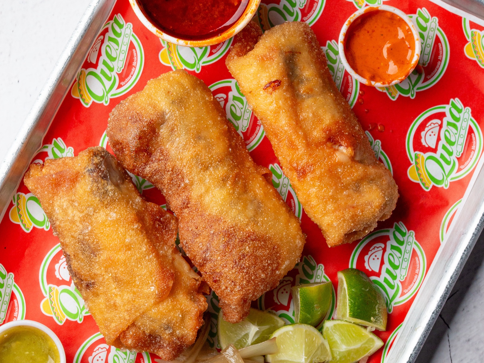 Birria Egg Rolls (3ct).