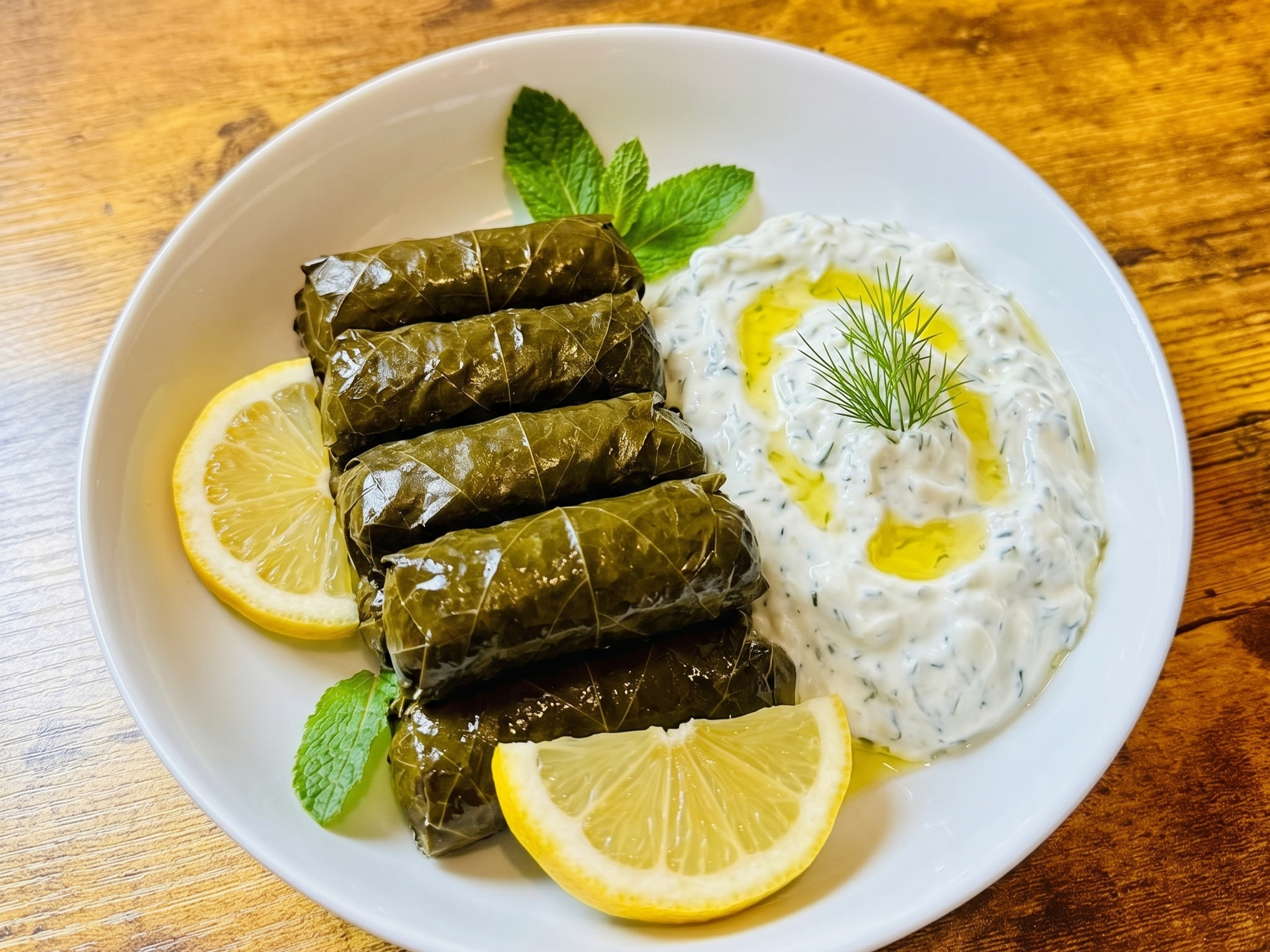 Dolmades Mezze.