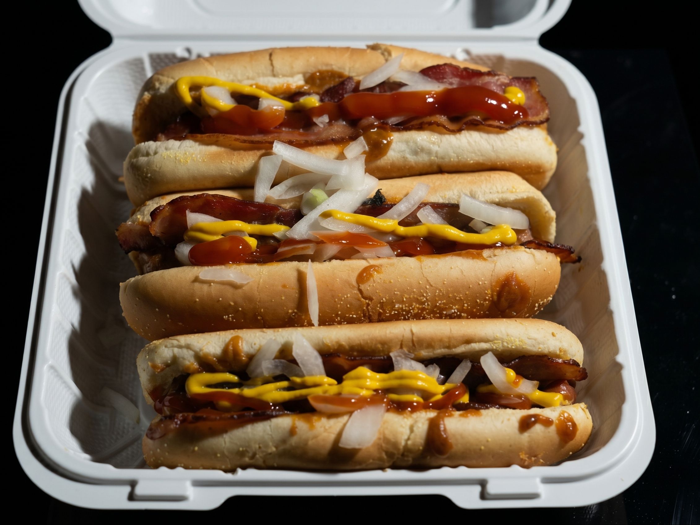 Bacon & Cheese Dog*.